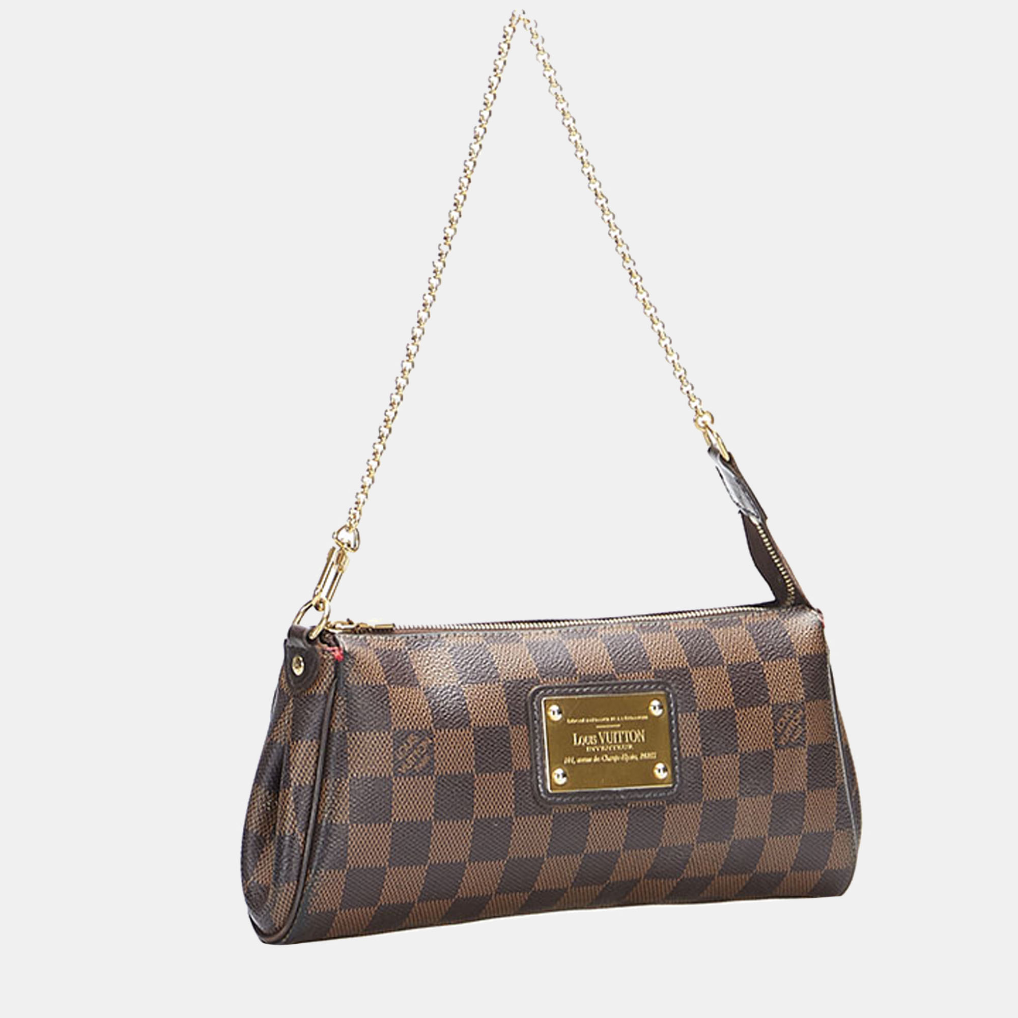 

Louis Vuitton Brown Damier Ebene Canvas Eva Shoulder Bag
