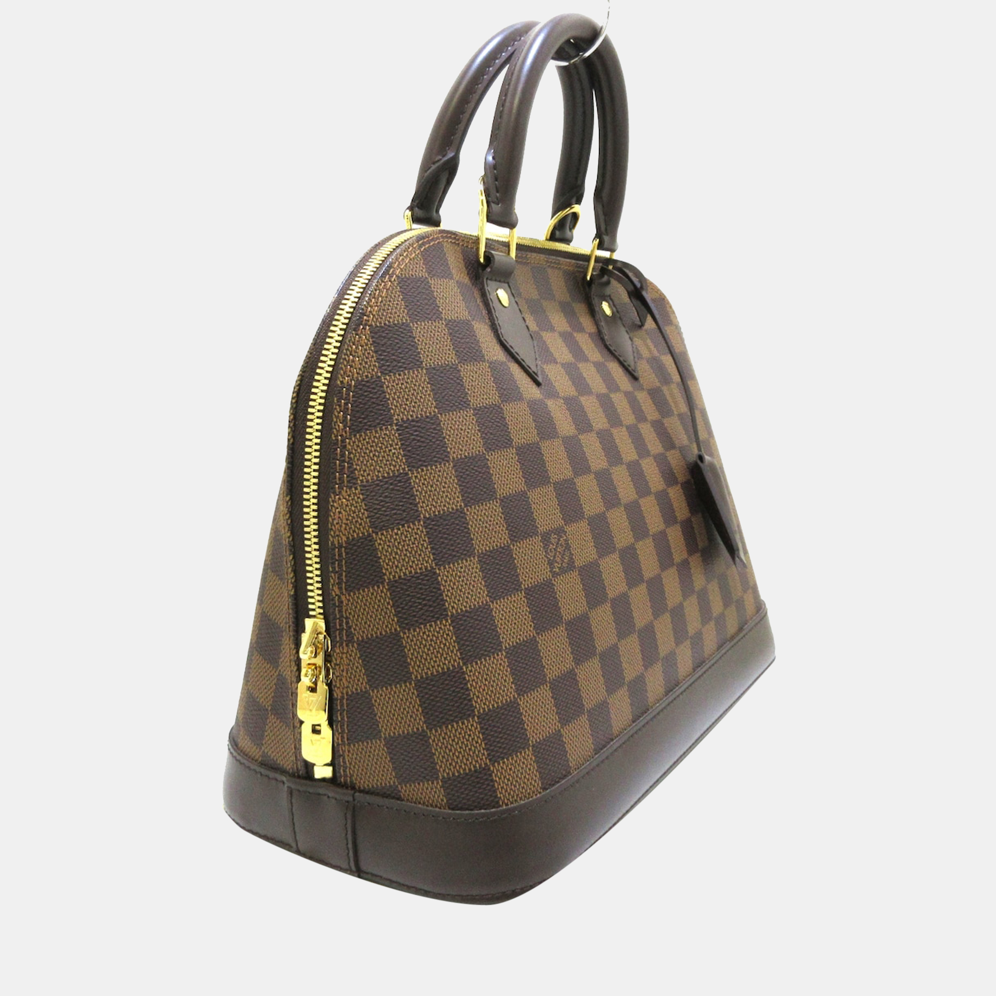 

Louis Vuitton Brown Damier Ebene Canvas Alma PM Top Handle Bag