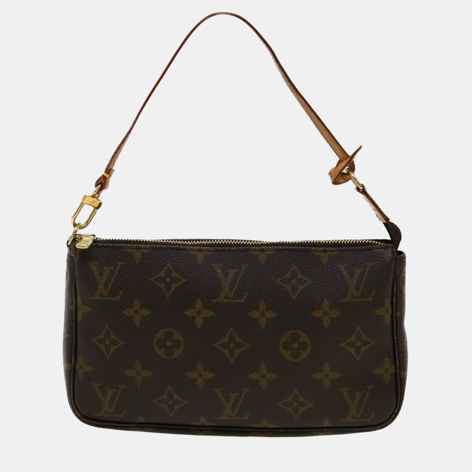 

Louis Vuitton Brown Monogram Canvas Pochette Accessoires Clutch Bag