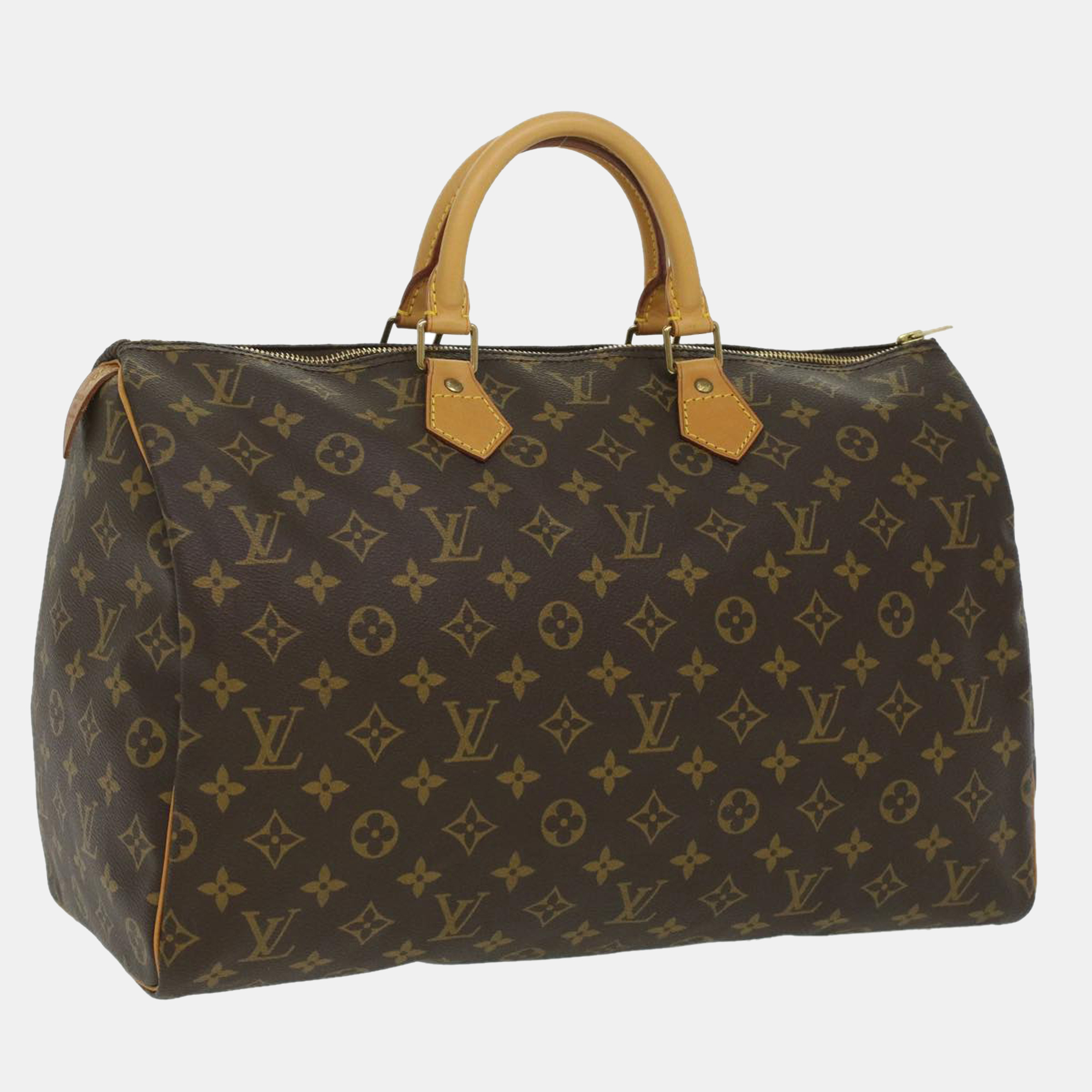 

Louis Vuitton Brown Canvas Monogram Speedy 40 Satchel Bag