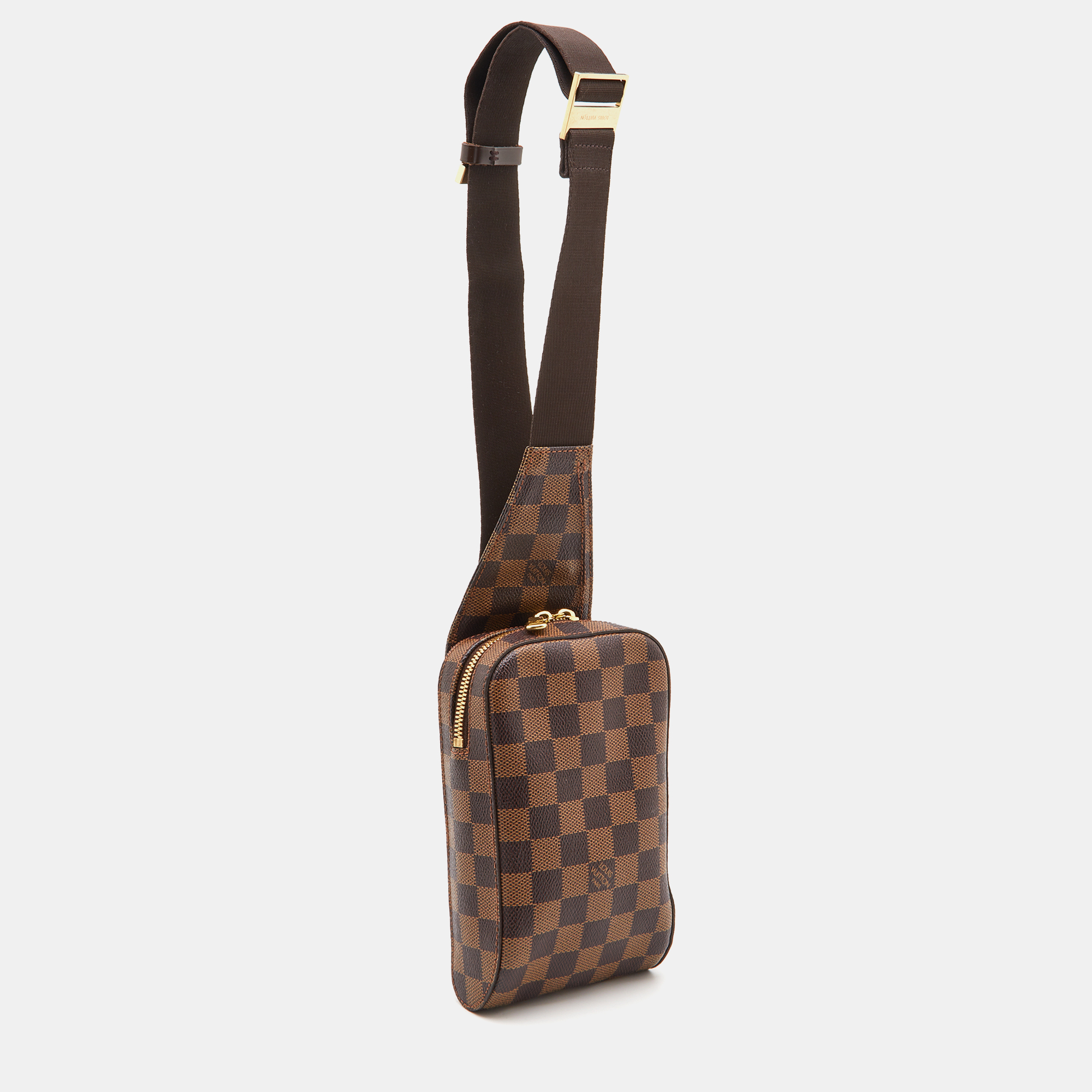Louis Vuitton Damier Ebene Geronimo Sling Bag – Louis Lady