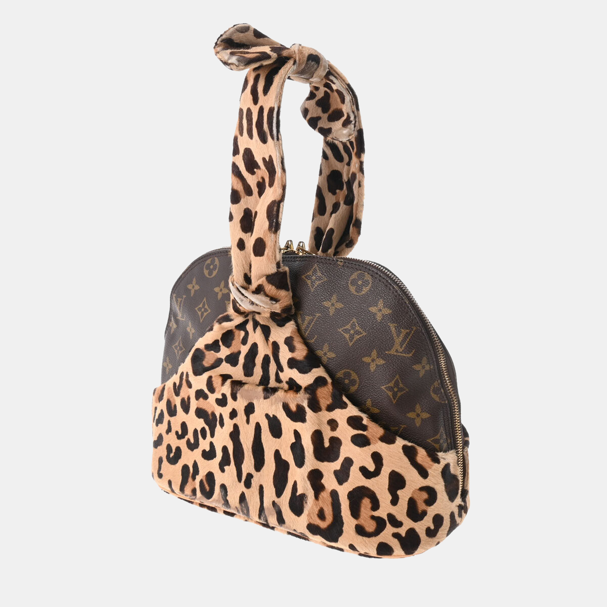 

Louis Vuitton Limited Edition Azzedine Alaïa Monogram Leopard Alma Bag, Brown