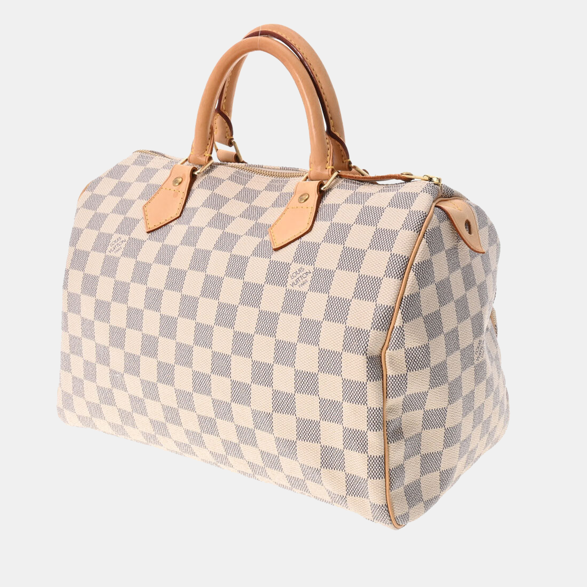 

Louis Vuitton White Damier Azur Canvas Speedy 30 Handbag