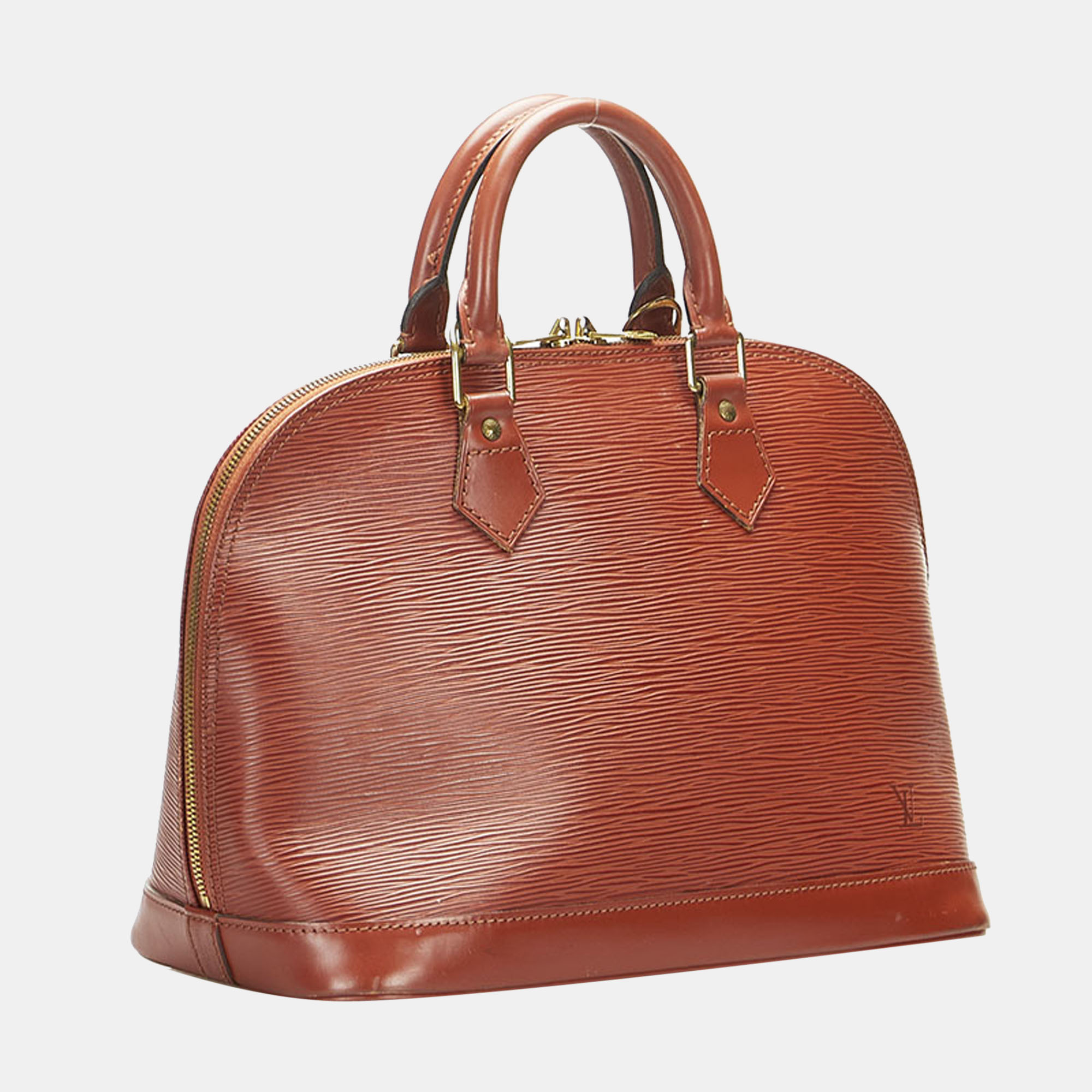 

Louis Vuitton Brown Epi Leather Alma PM Bag