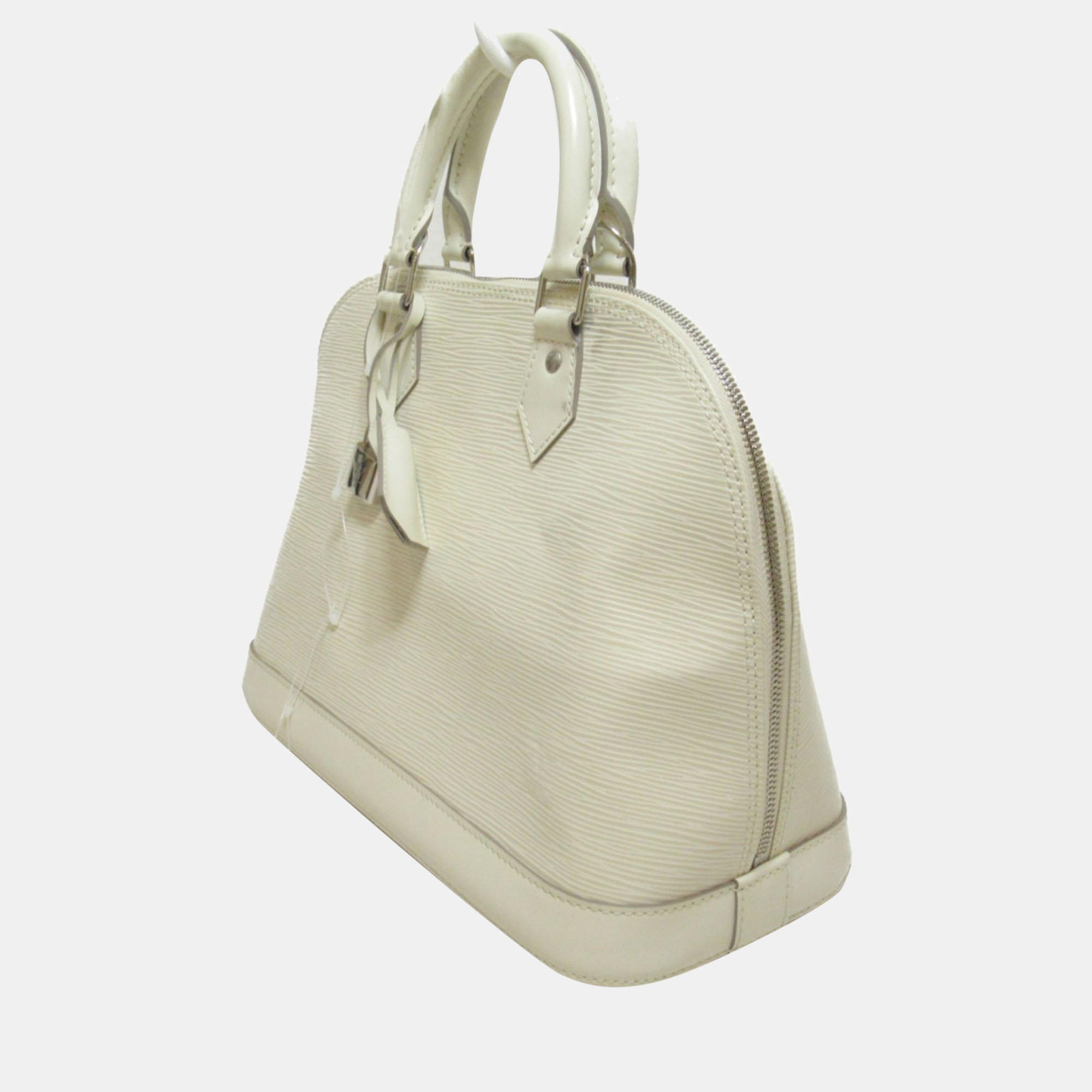 

Louis Vuitton White Epi Leather Alma PM bag