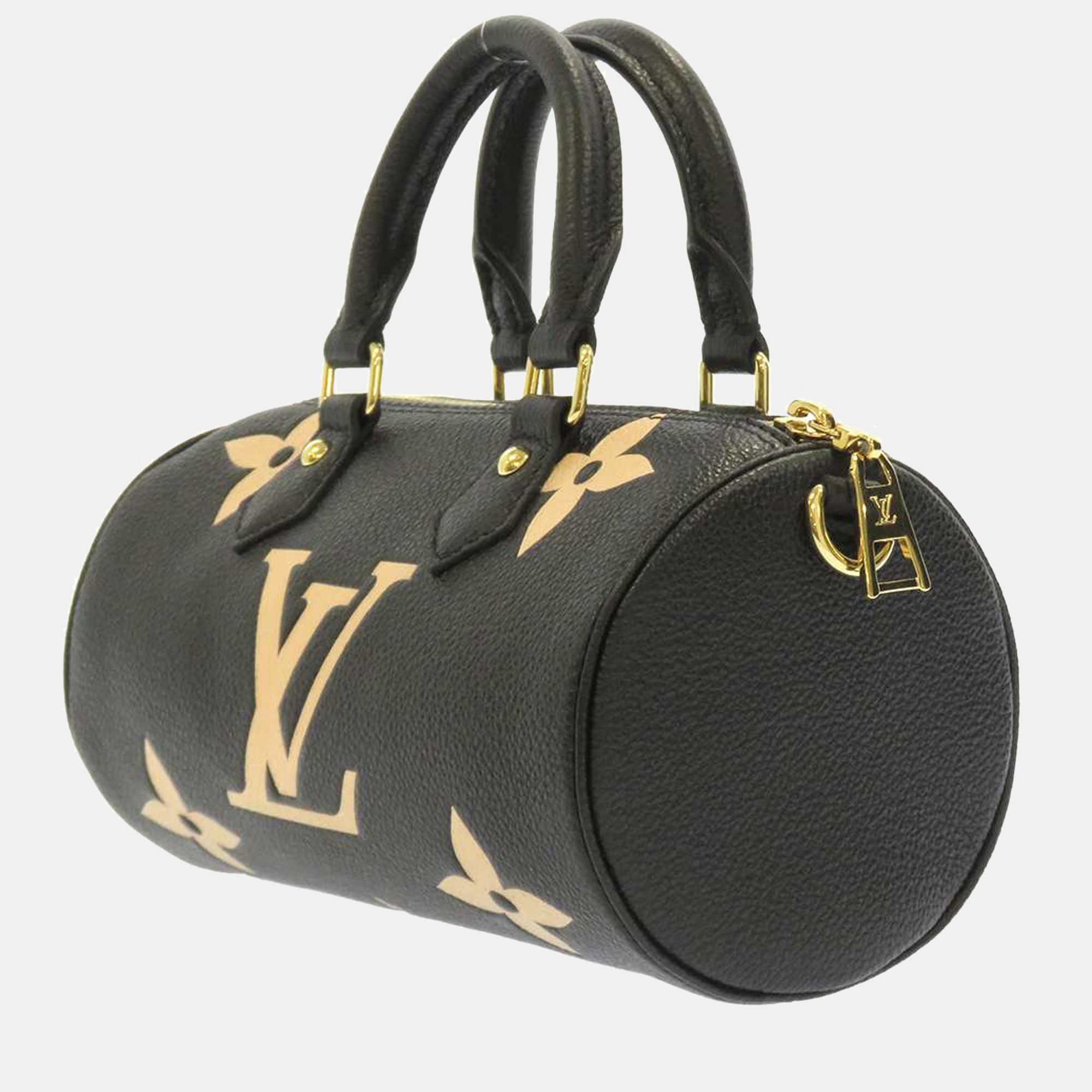 

Louis Vuitton Bicolor Monogram Empreinte Leather Papillon BB Shoulder Bag, Beige