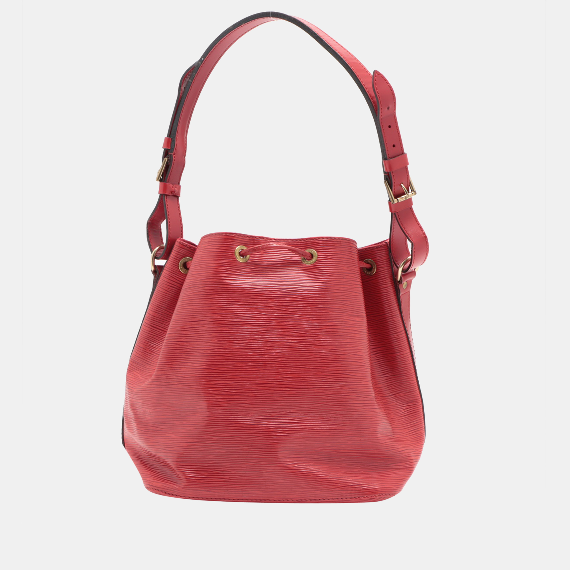 

Louis Vuitton Red Epi Leather Petit Noe Shoulder Bag