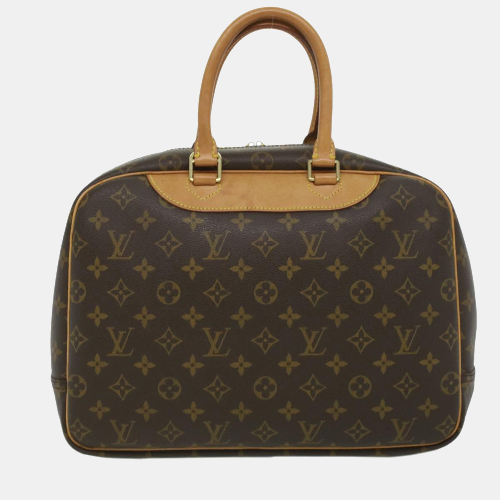 

Louis Vuitton Brown Monogram Canvas Deauville Satchel