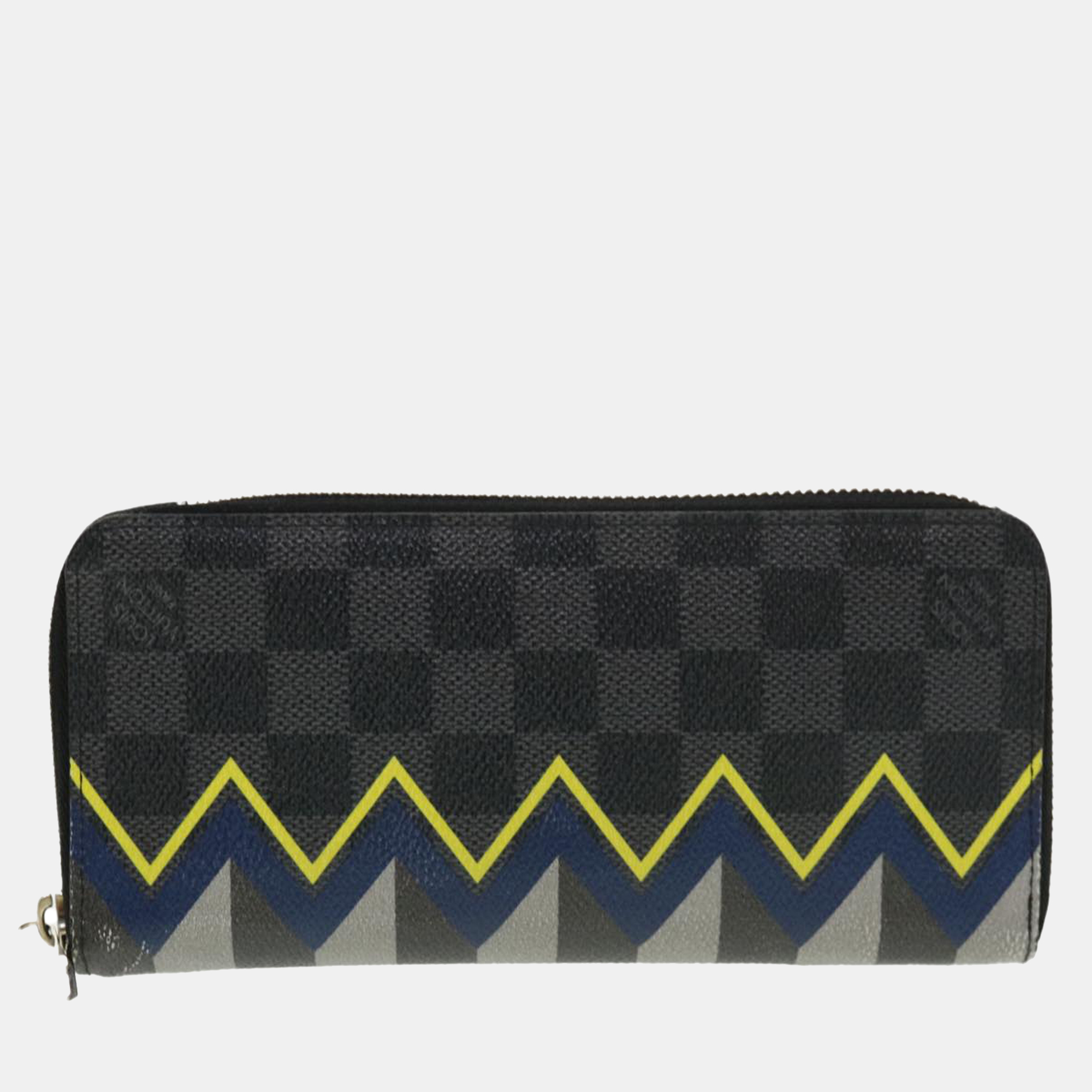 

Louis Vuitton Black Damier Graphite Canvas Pattern Zippy Wallet