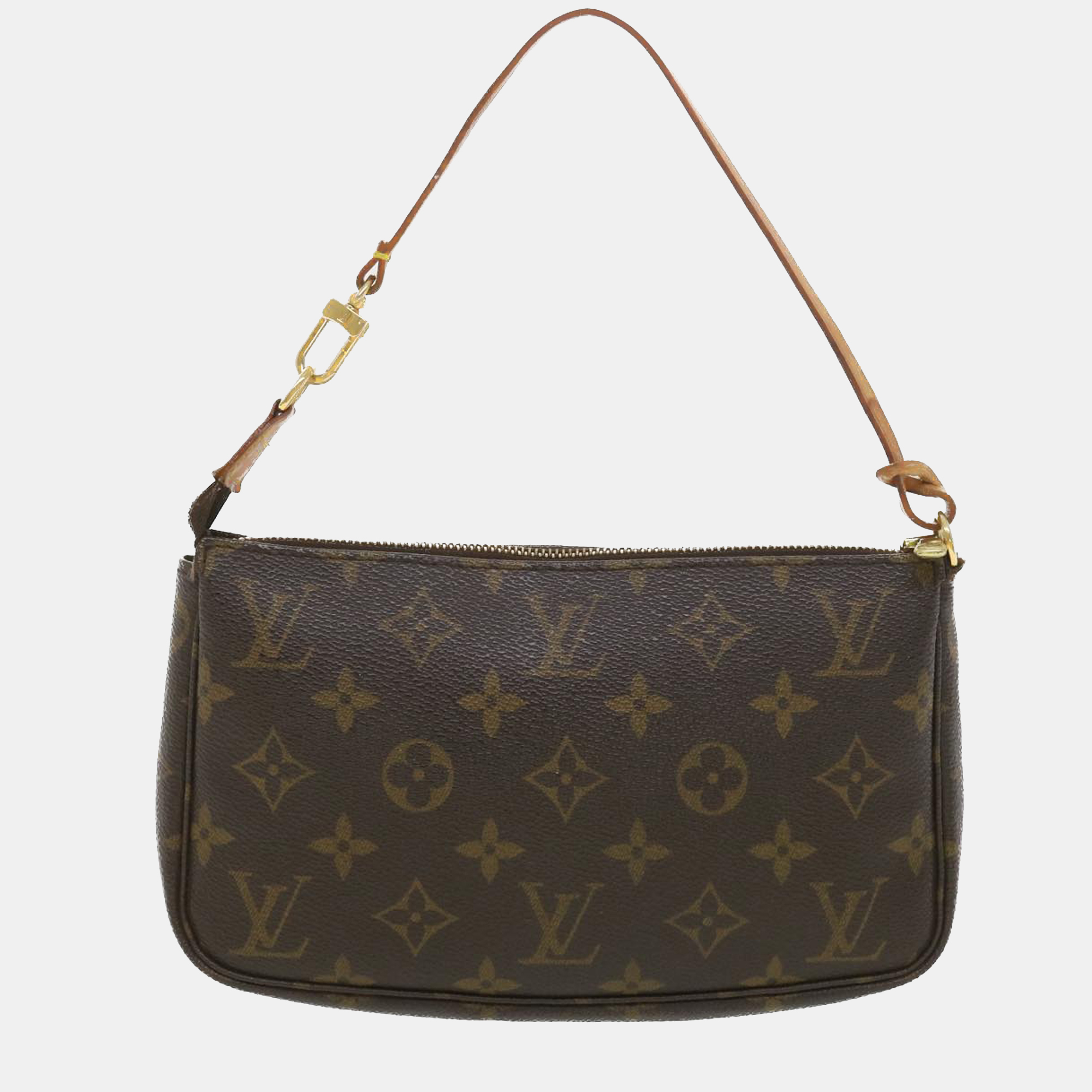 

Louis Vuitton Brown Monogram Canvas Pochette Accessoires Shoulder Bag