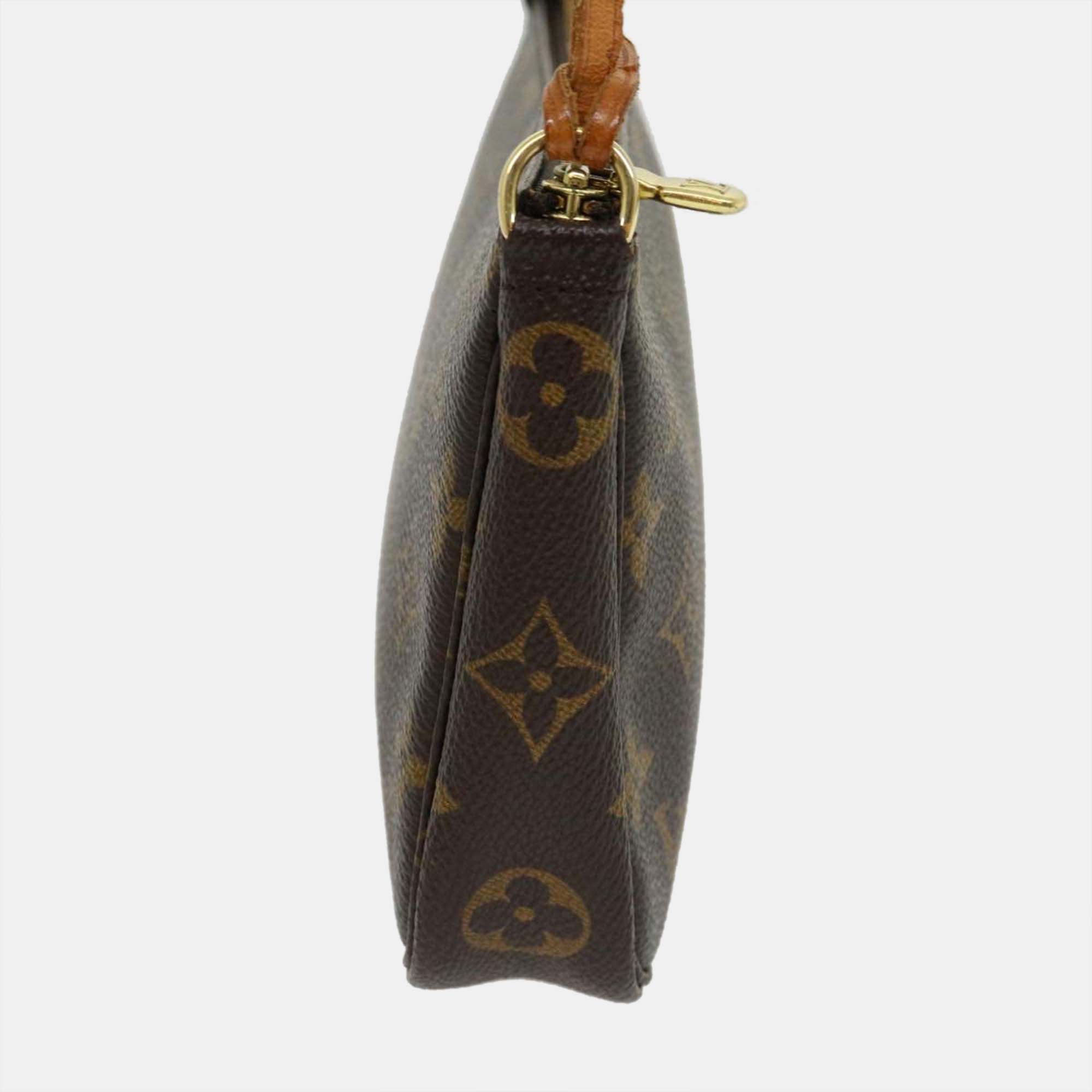 

Louis Vuitton Brown Monogram Canvas Pochette Accessoires Shoulder Bag