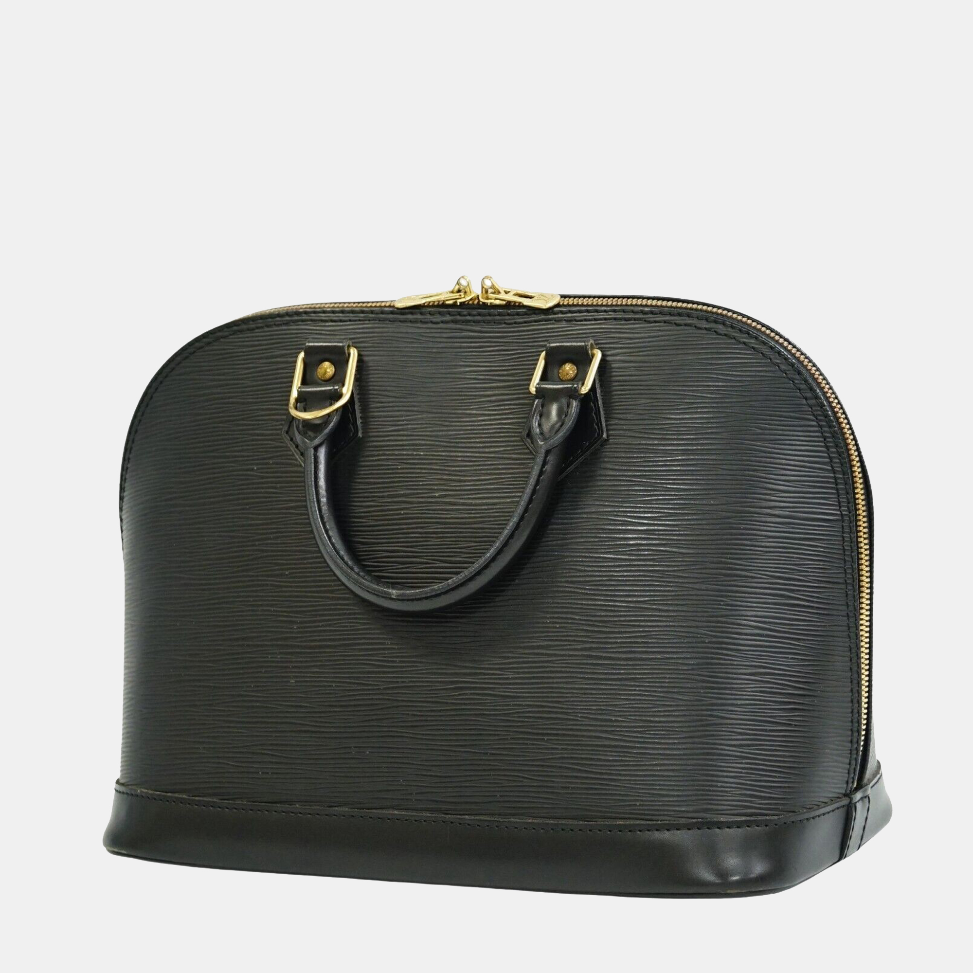 

Louis Vuitton Black Epi Leather Alma PM Satchel