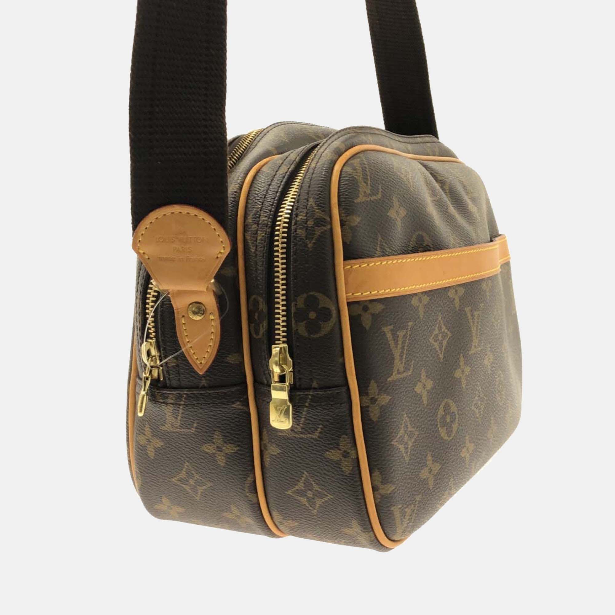 

Louis Vuitton Brown Monogram Canvas Reporter Shoulder Bag