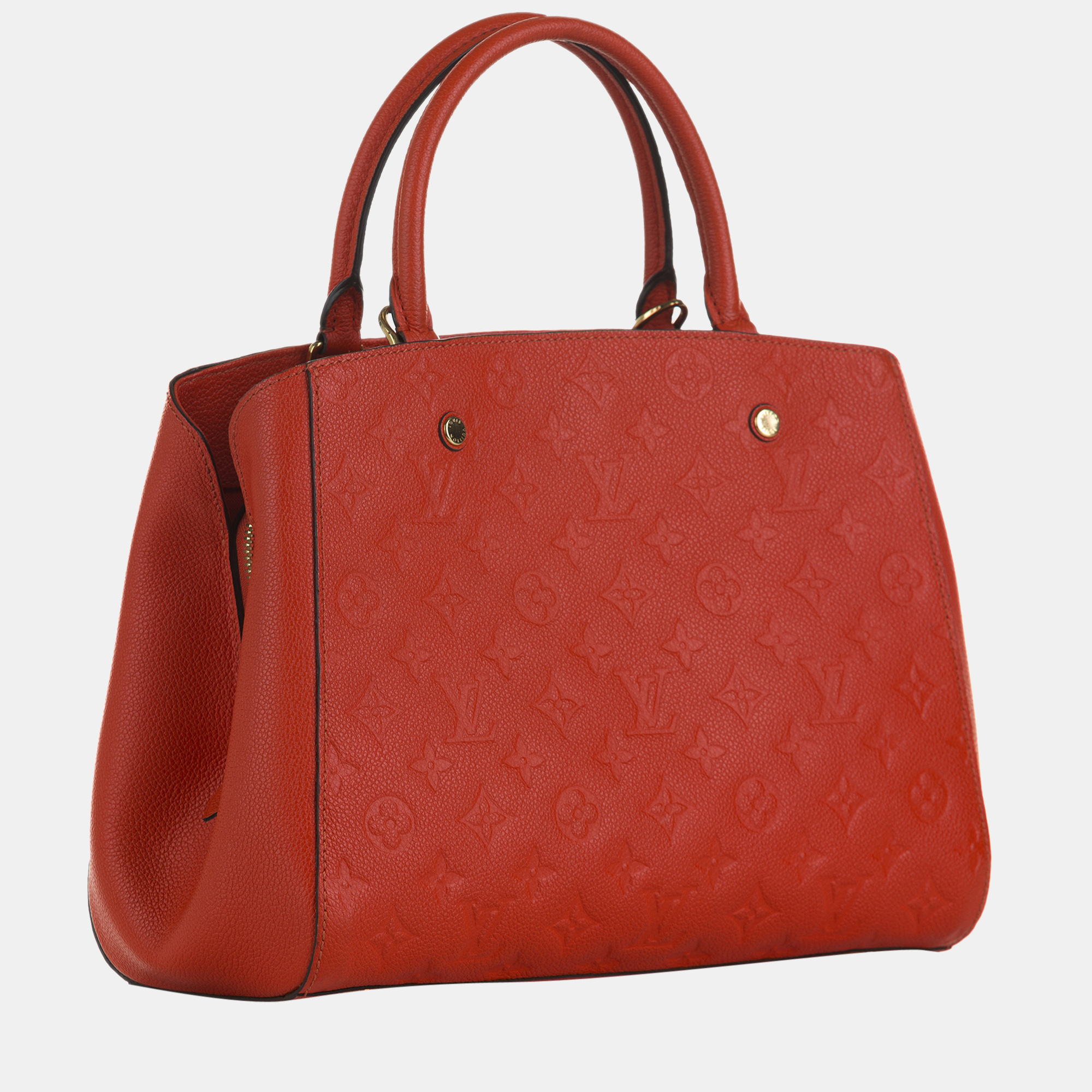 

Louis Vuitton Red Monogram Empreinte Montaigne MM