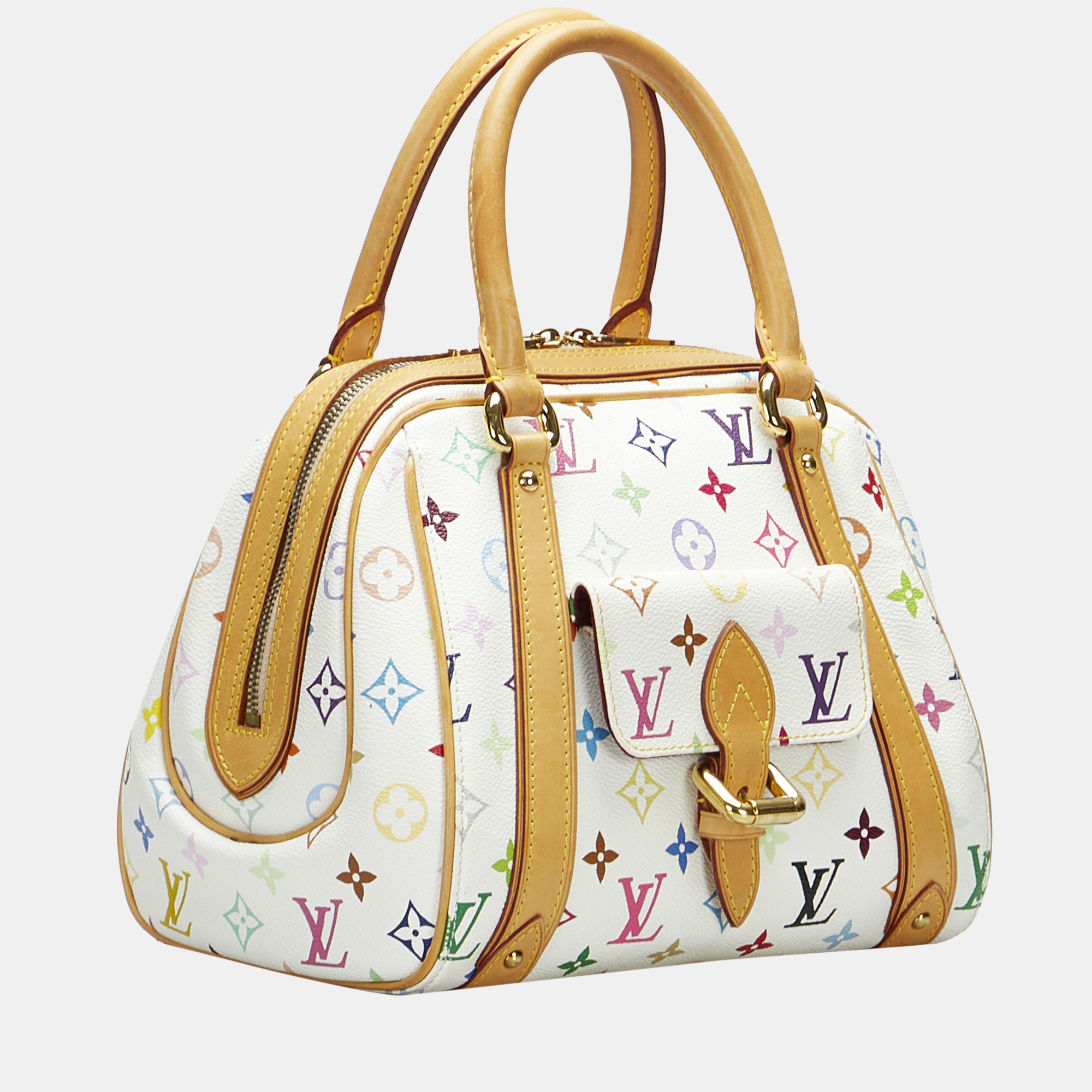 

Louis Vuitton Multicolor/White Monogram Multicolore Priscilla