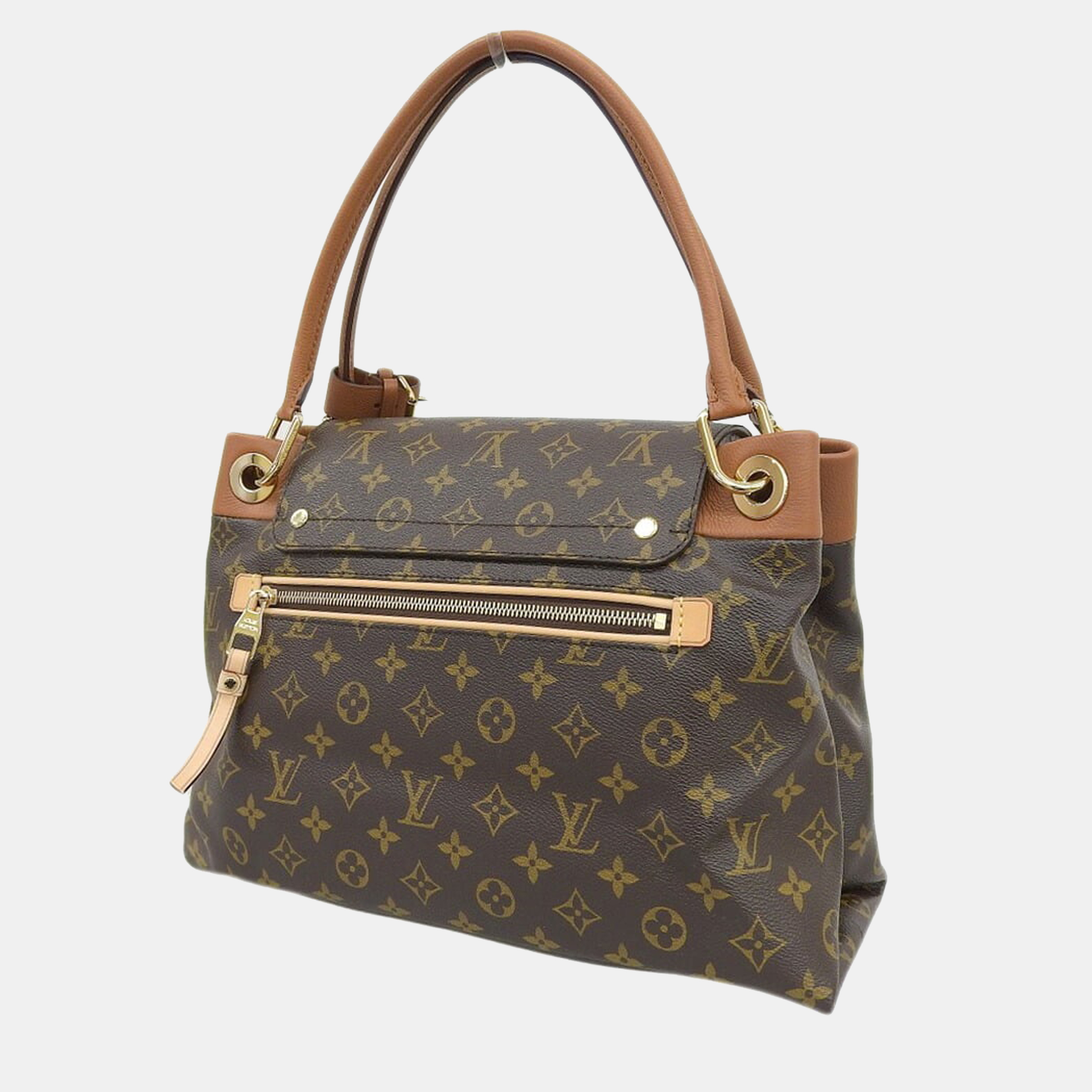 

Louis Vuitton Brown Monogram Canvas Olympe MM Shoulder Bag