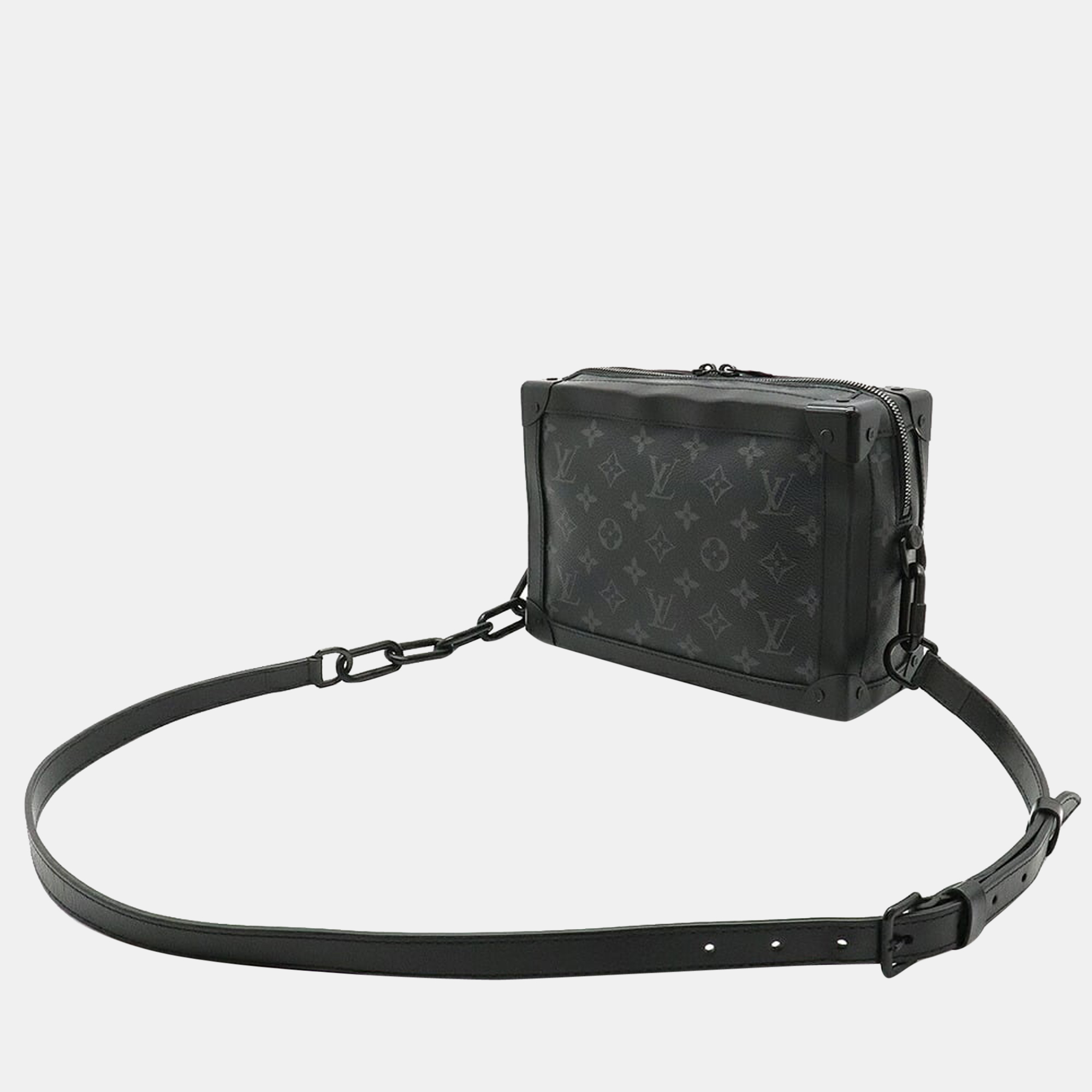 

Louis Vuitton Black Monogram Canvas Eclipse Soft Trunk Shoulder Bag