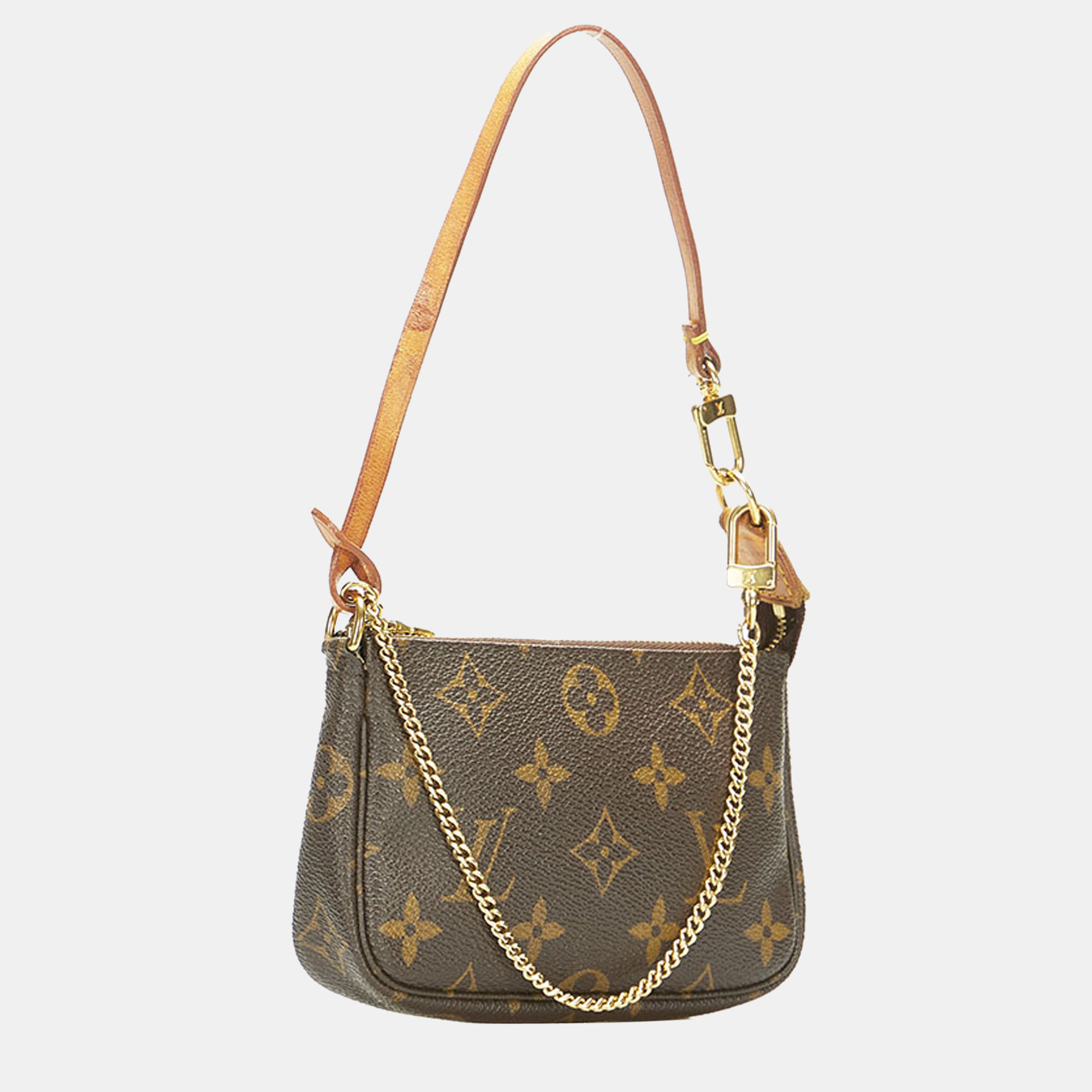 

Louis Vuitton Brown Monogram Canvas Mini Pochette Accessoires Bag