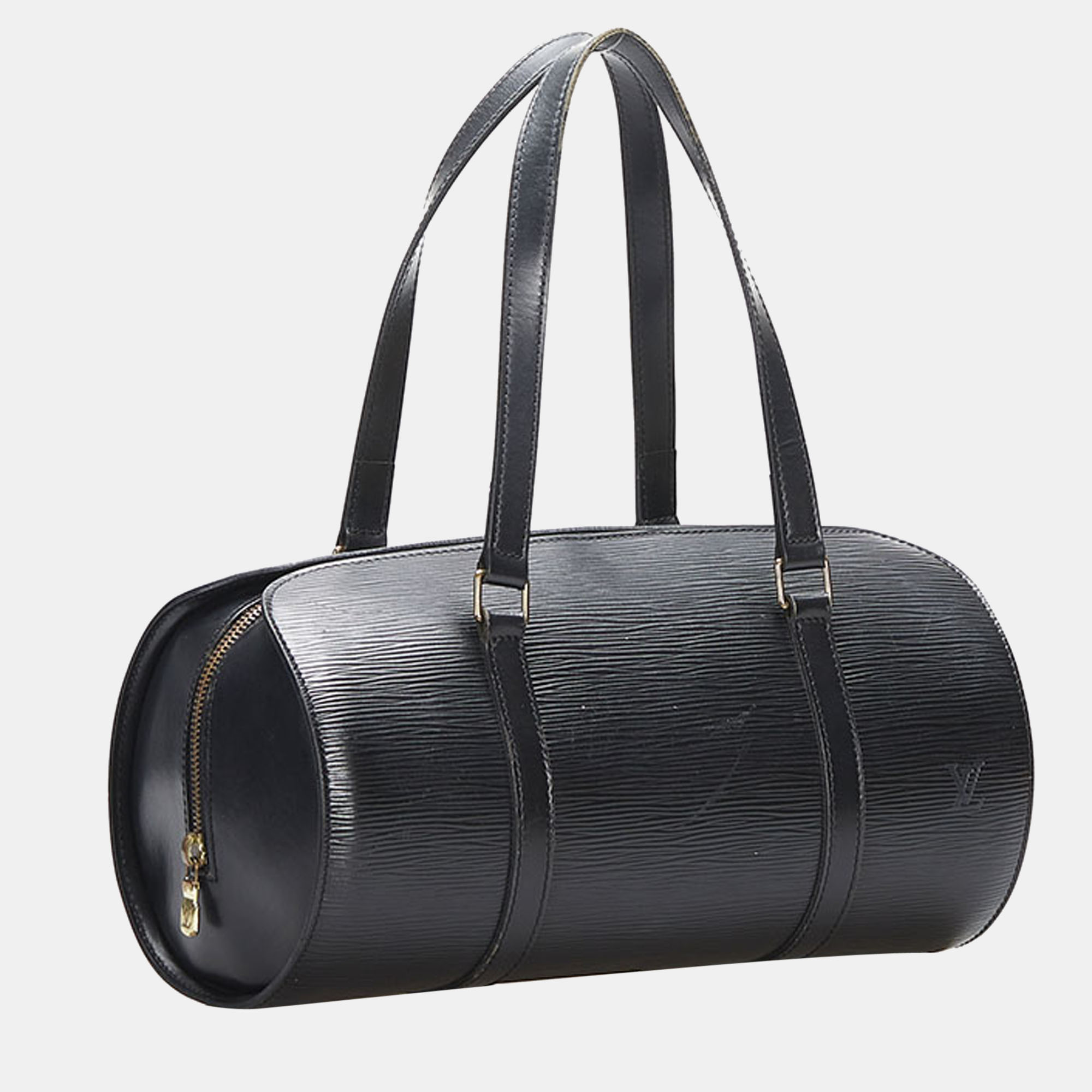 

Louis Vuitton Black Epi Leather Soufflot with Pouch Bag