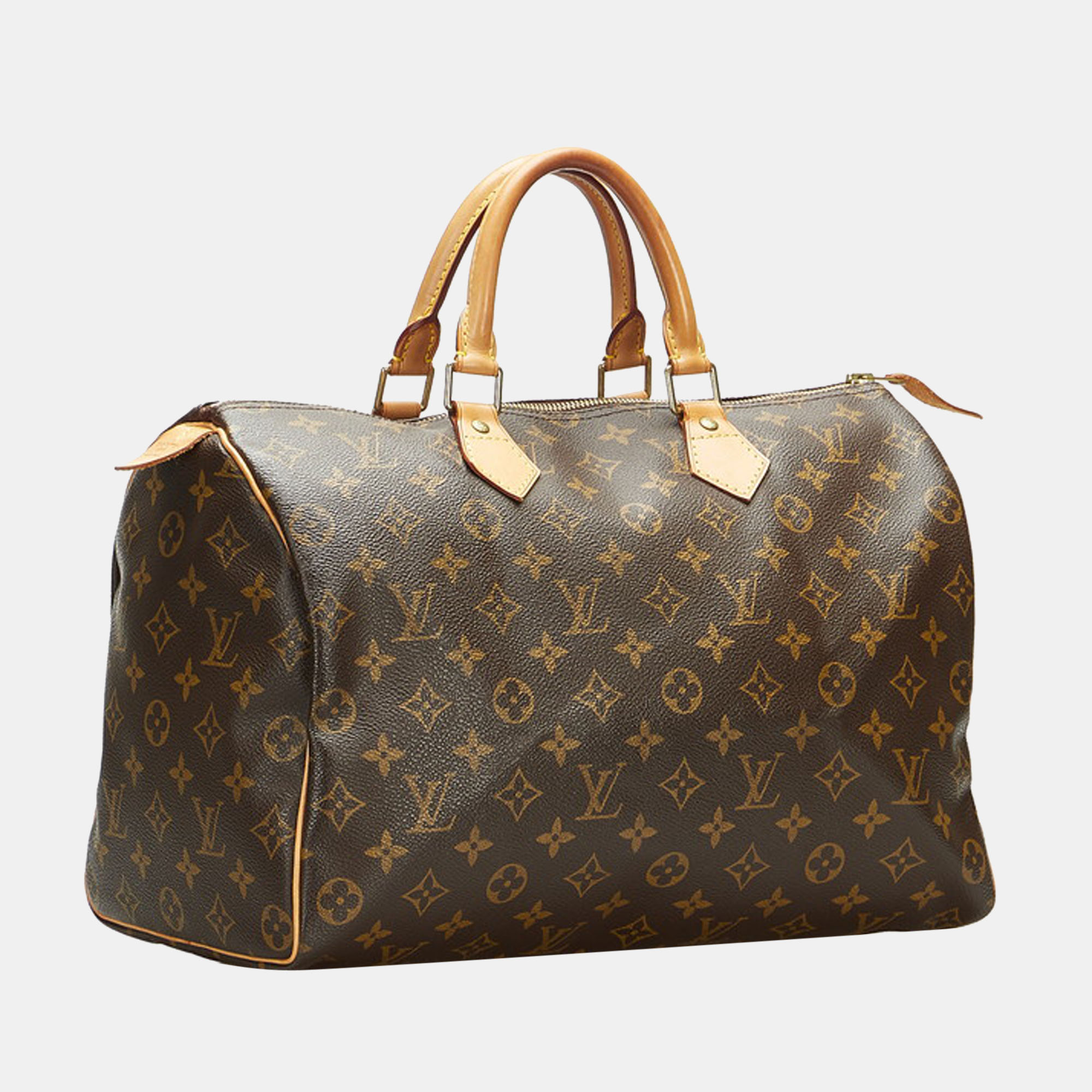 

Louis Vuitton Brown Canvas Monogram Speedy 35 Bag
