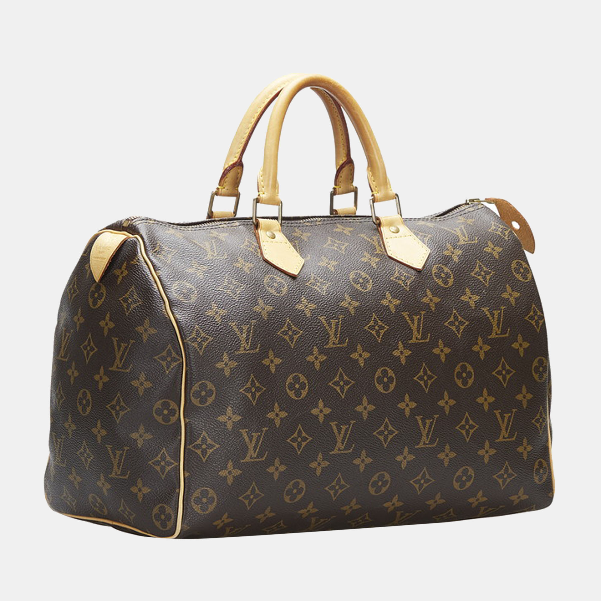 

Louis Vuitton Brown Canvas Monogram Speedy 35 Bag