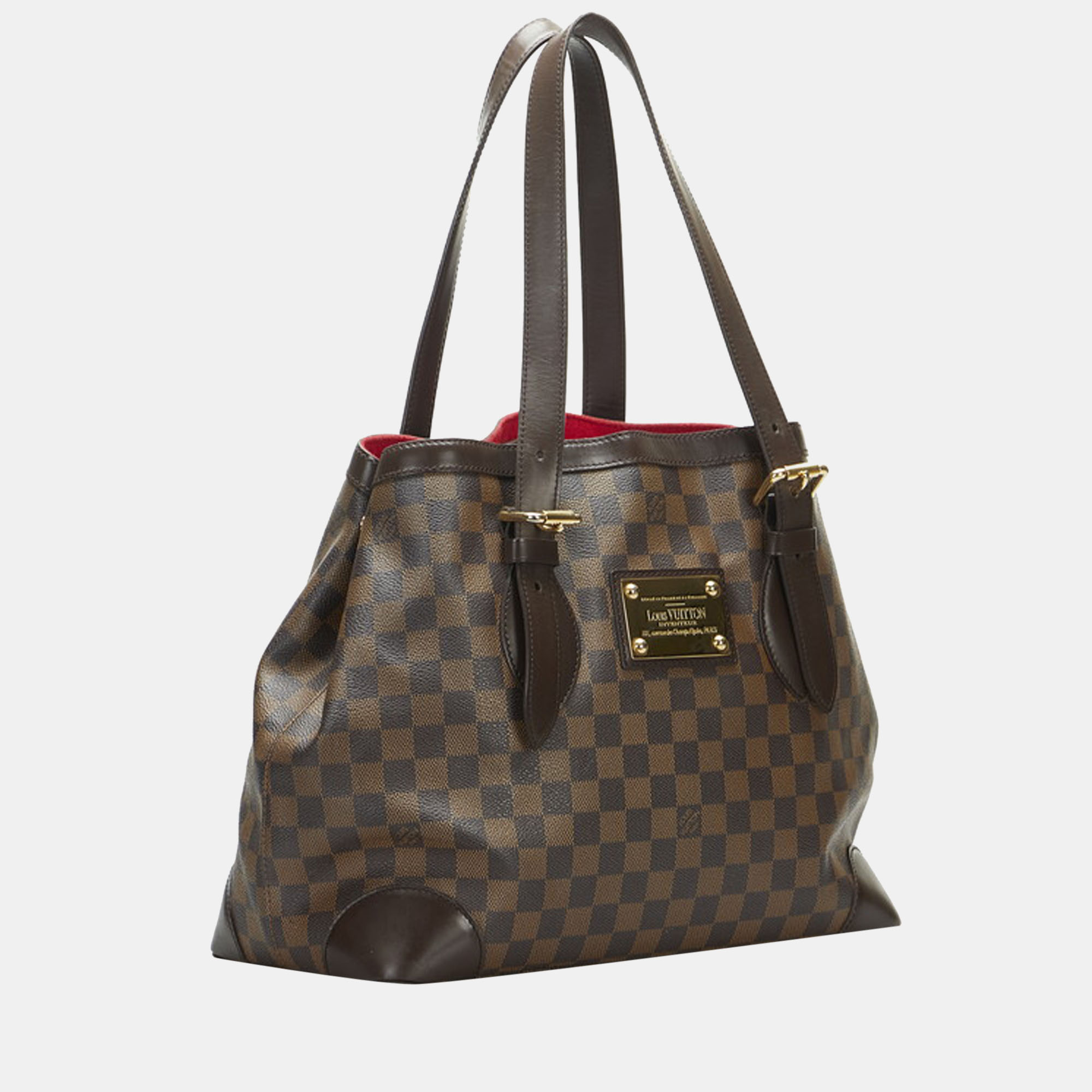 

Louis Vuitton Brown Canvas Damier Ebene Hampstead MM Bag