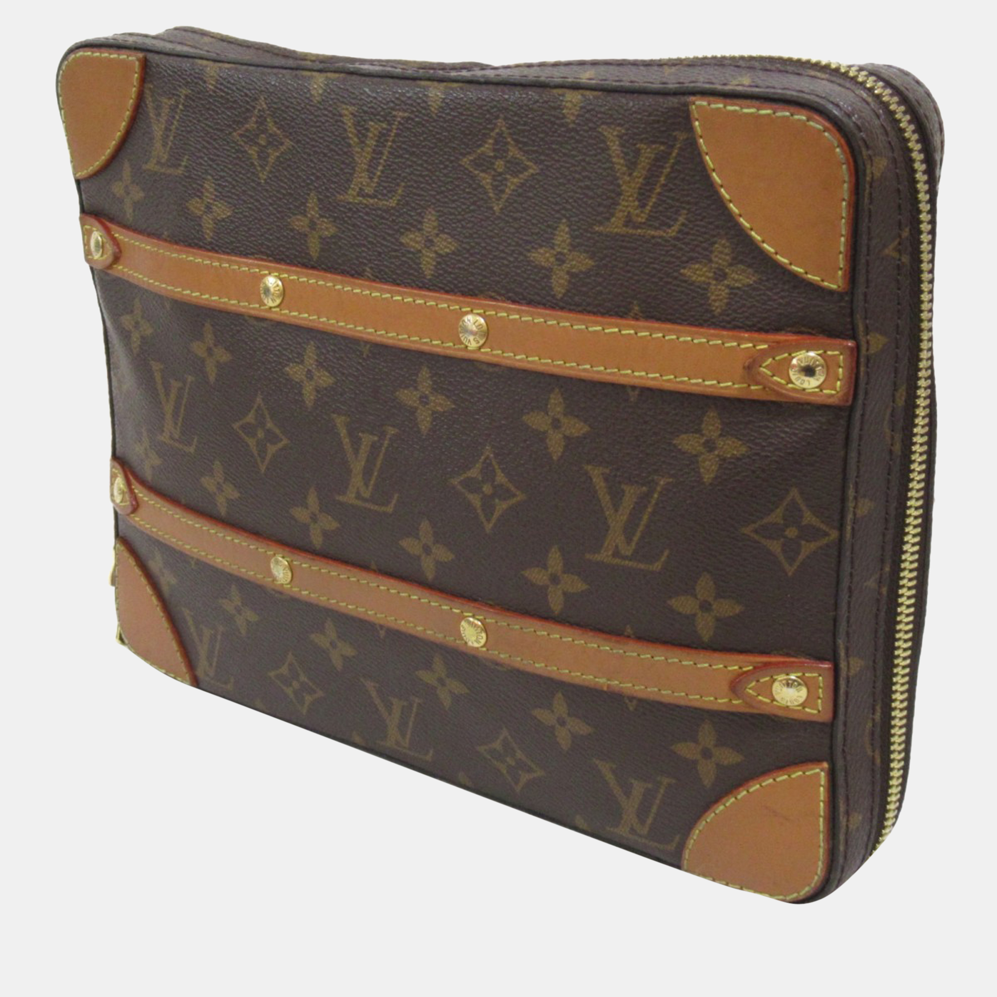 

Louis Vuitton Brown Monogram Canvas Soft Trunk Messenger Bag