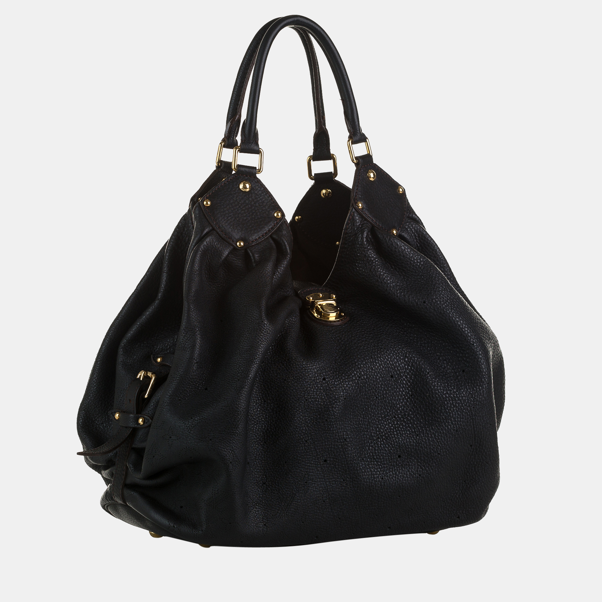 

Louis Vuitton Black Monogram Mahina