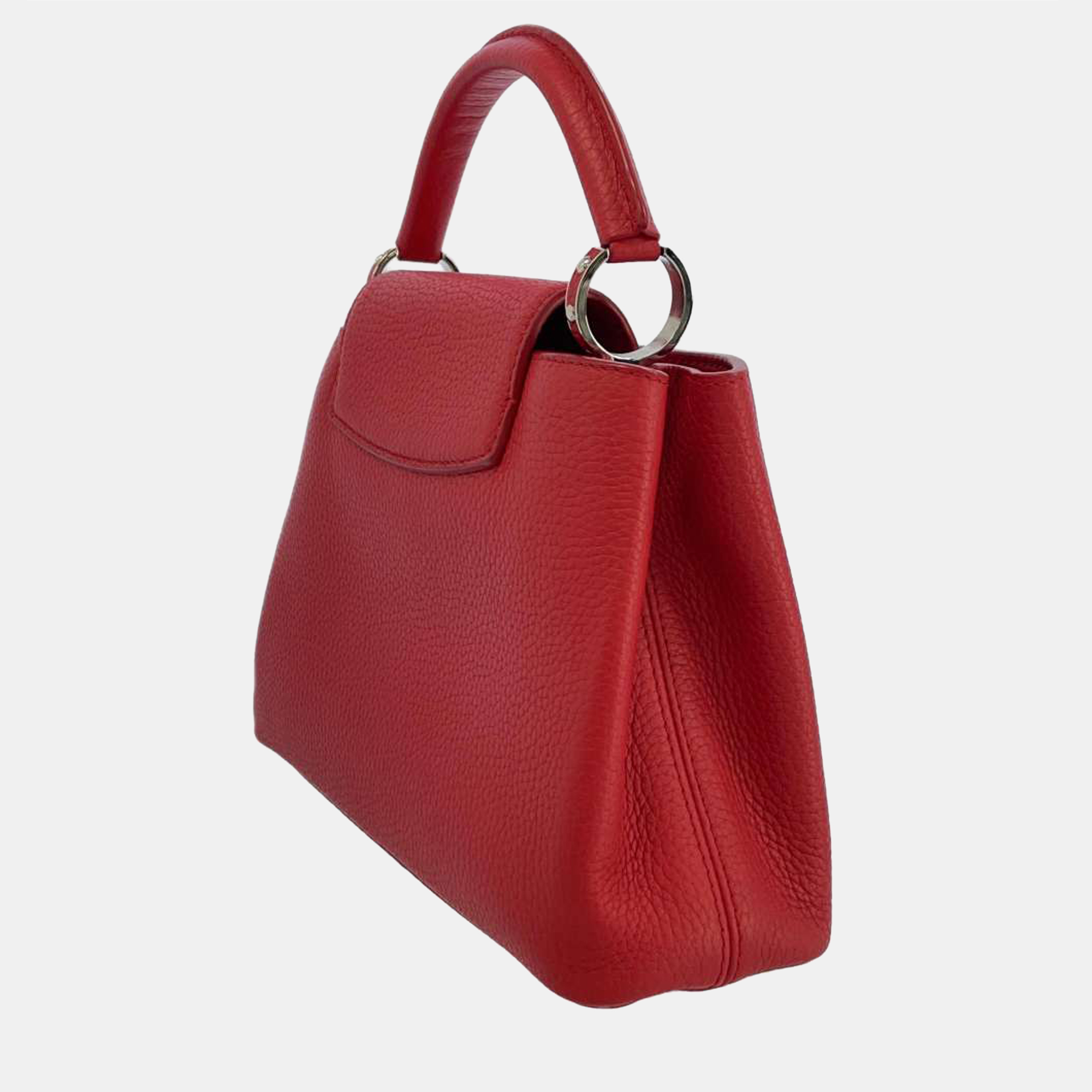 

Louis Vuitton Red Taurillon Leather Capucines BB Top Handle Bag