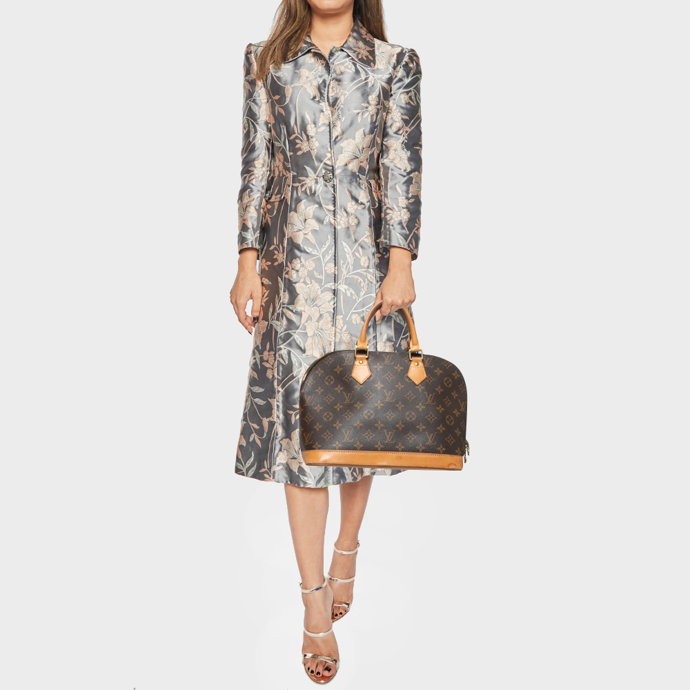 

Louis Vuitton Monogram Canvas and Leather Alma PM Bag, Brown