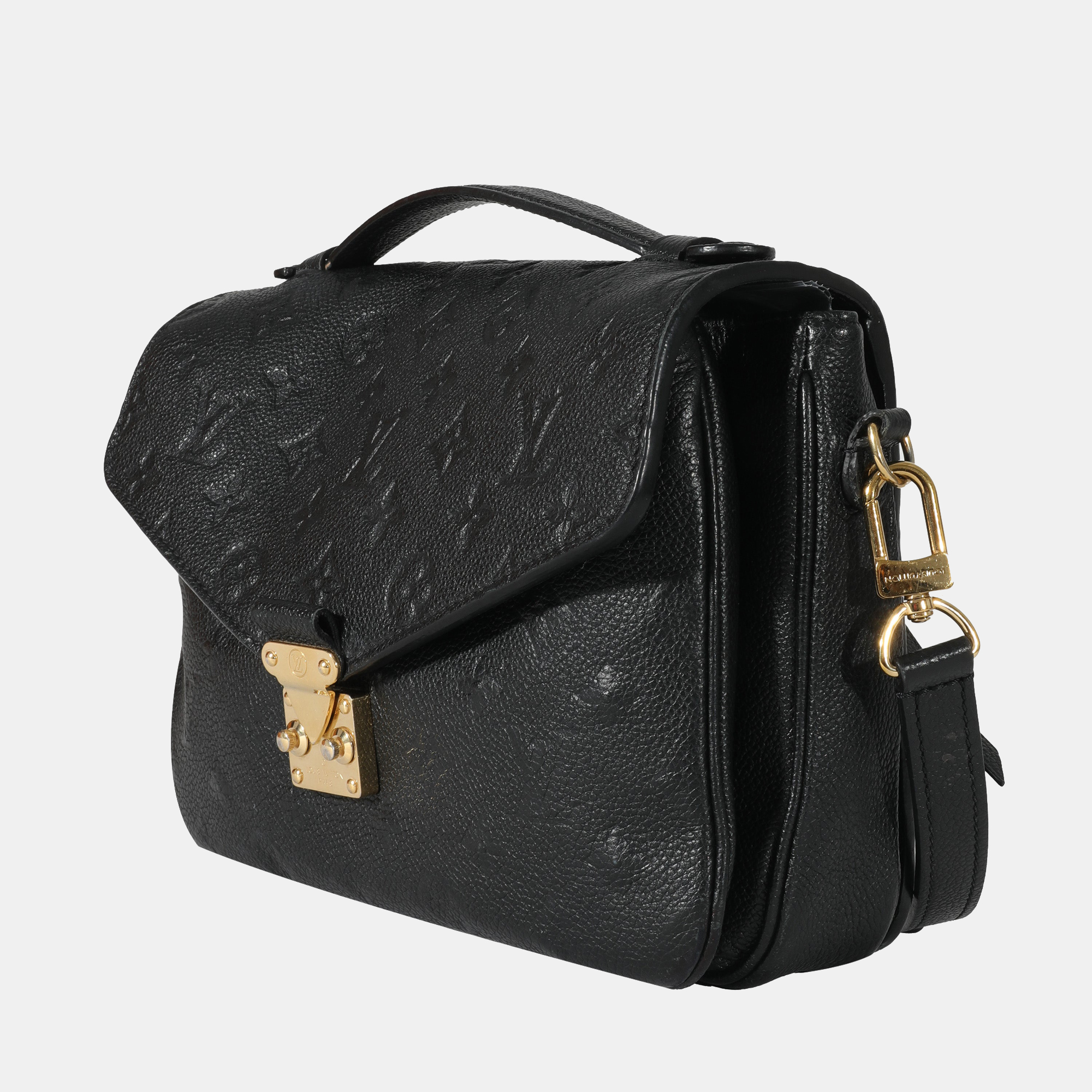 

Louis Vuitton Black Leather Monogram Empreinte Leather Pochette Metis Shoulder Bag