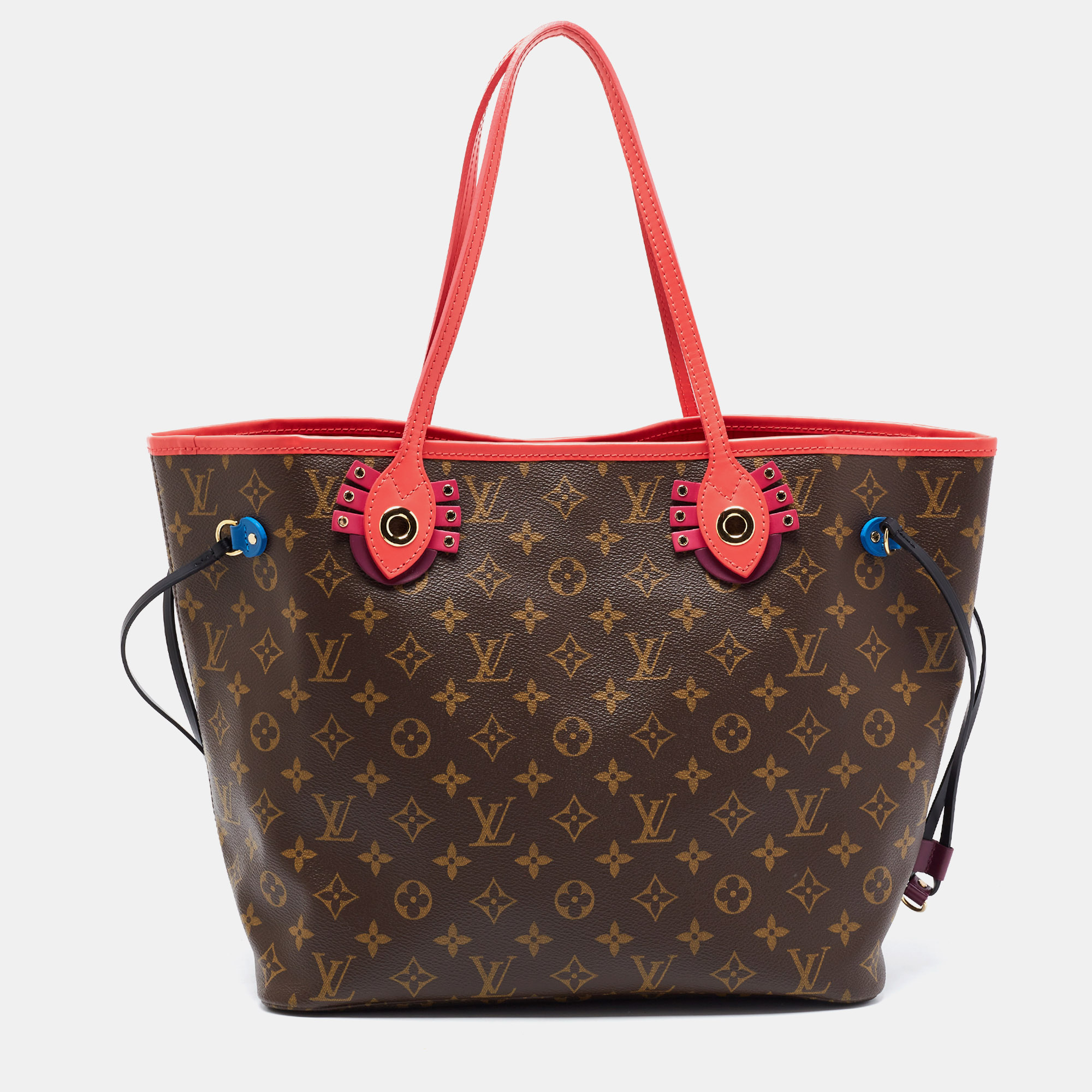 Louis Vuitton Flamingo Monogram Canvas Neverfull Totem NM MM Bag Louis  Vuitton