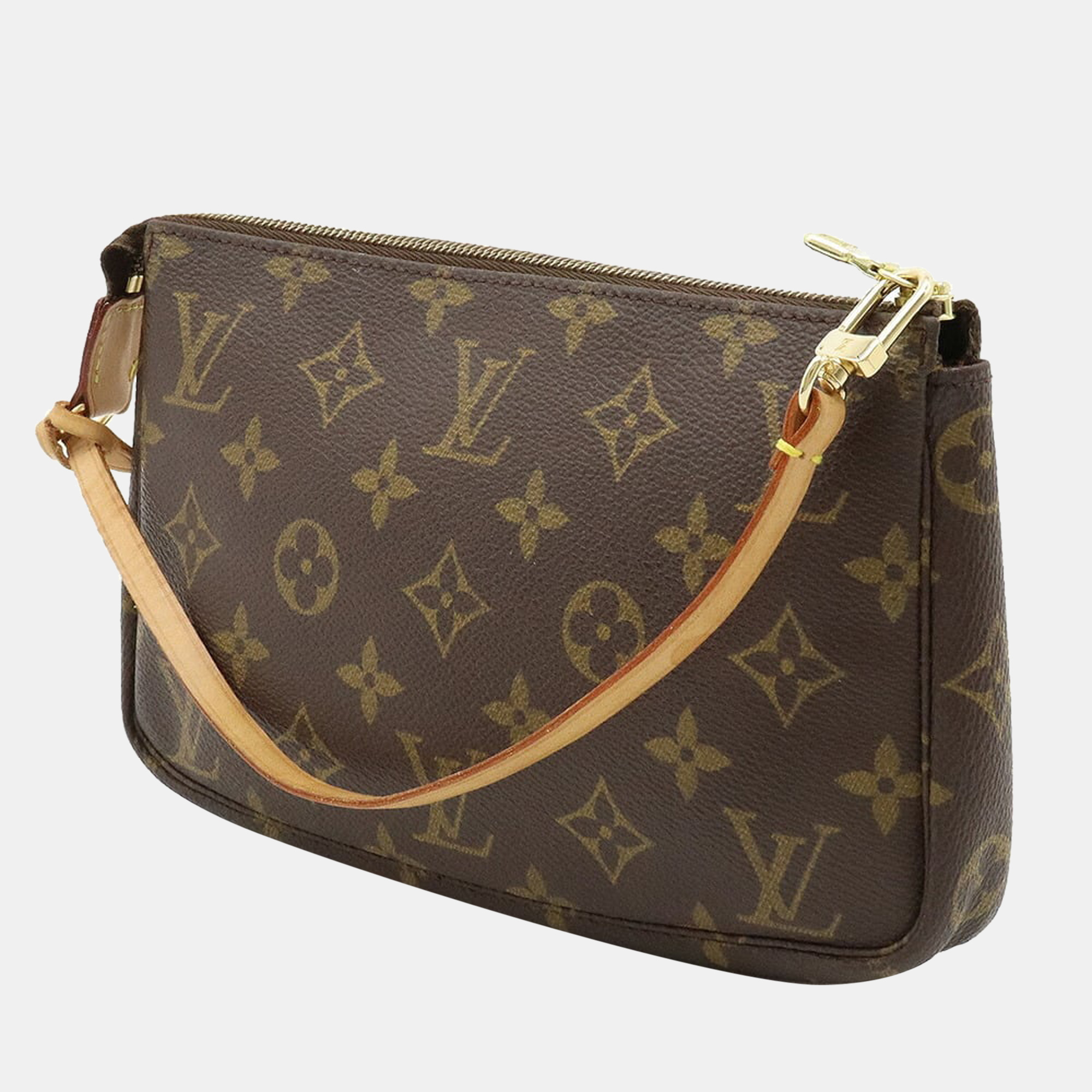 

Louis Vuitton Brown Monogram Canvas Pochette Accessoires Shoulder Bag