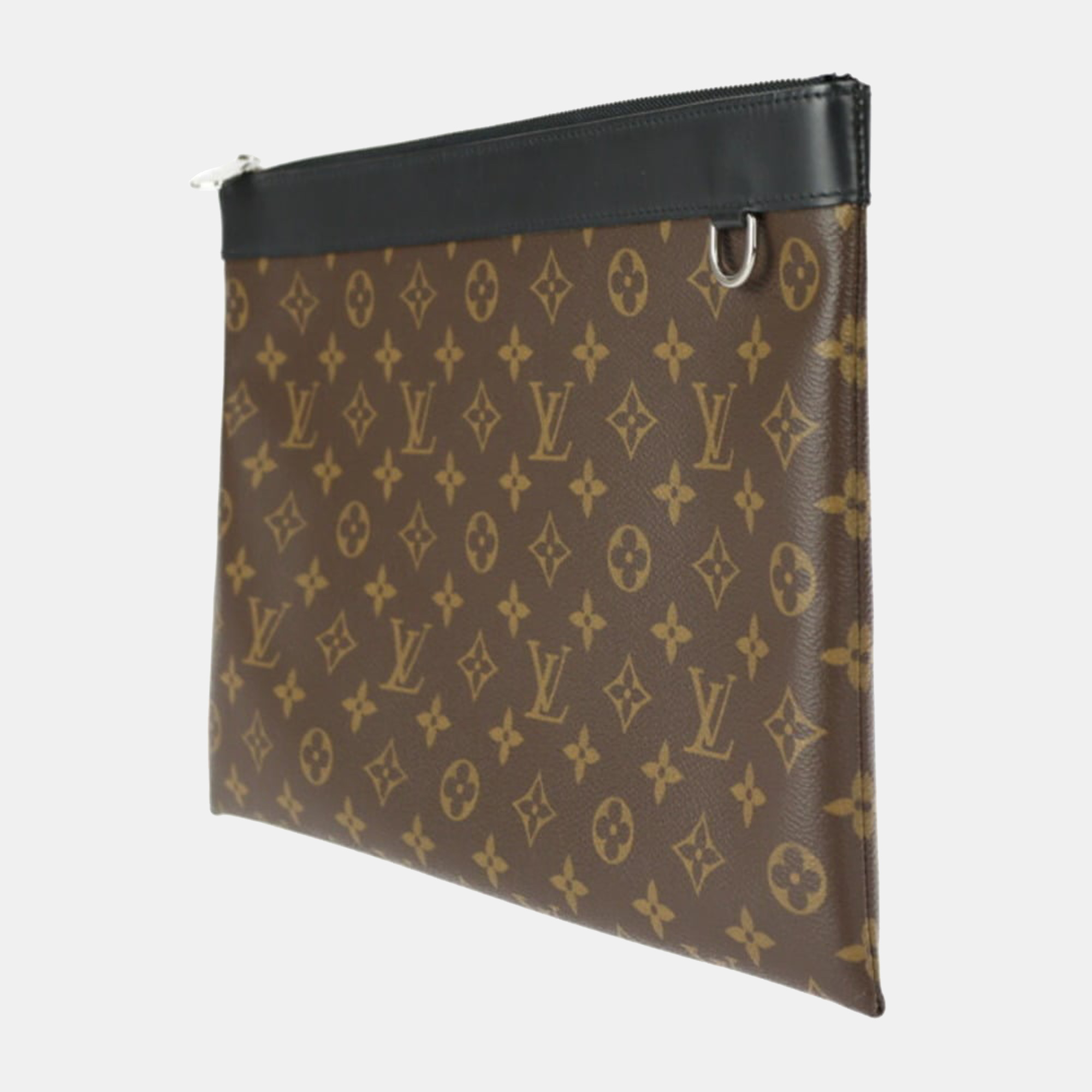 

Louis Vuitton Brown Monogram Canvas Eclipse Discovery Pochette GM Clutch