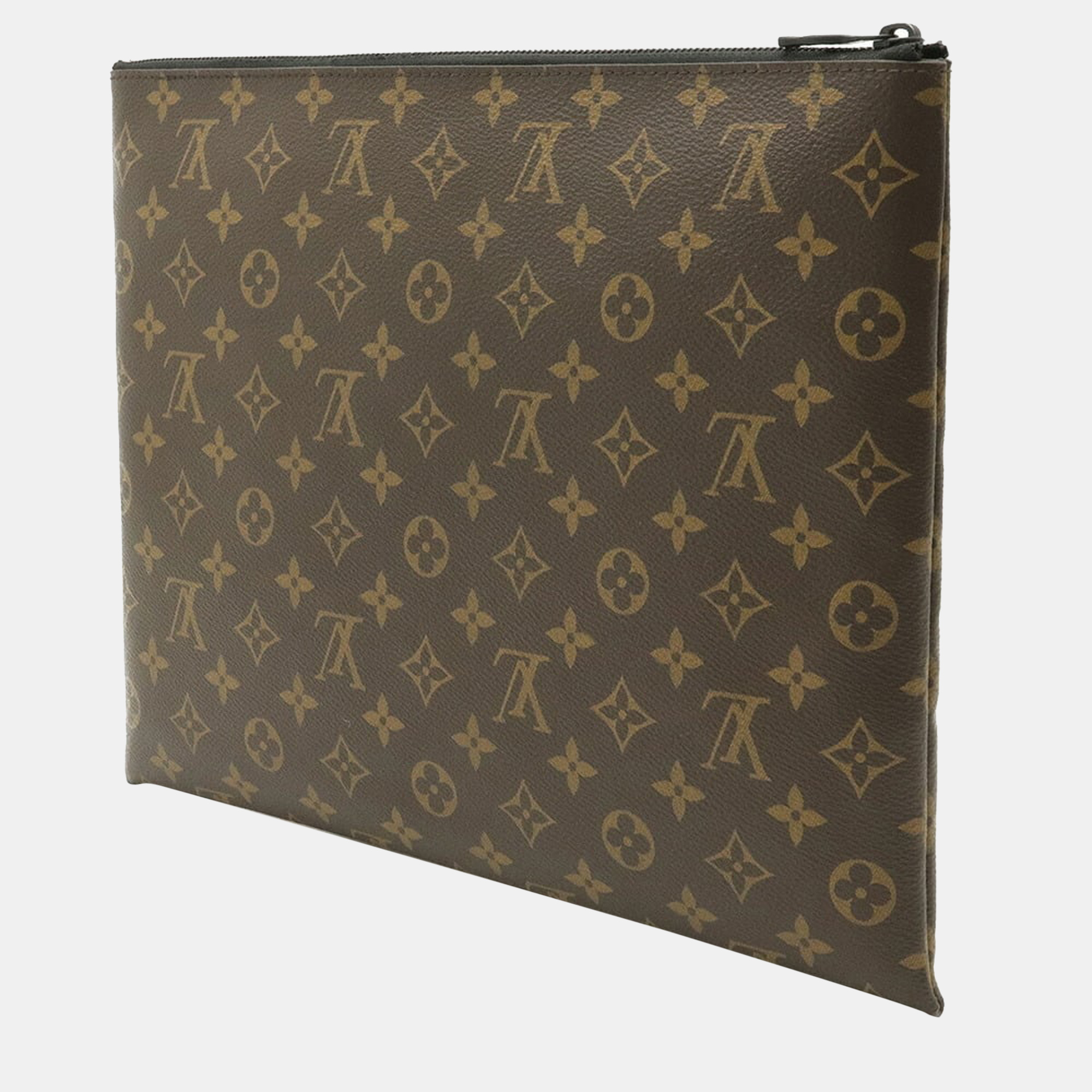 

Louis Vuitton Brown/Orange Monogram Canvas Solar Ray A4 Pochette