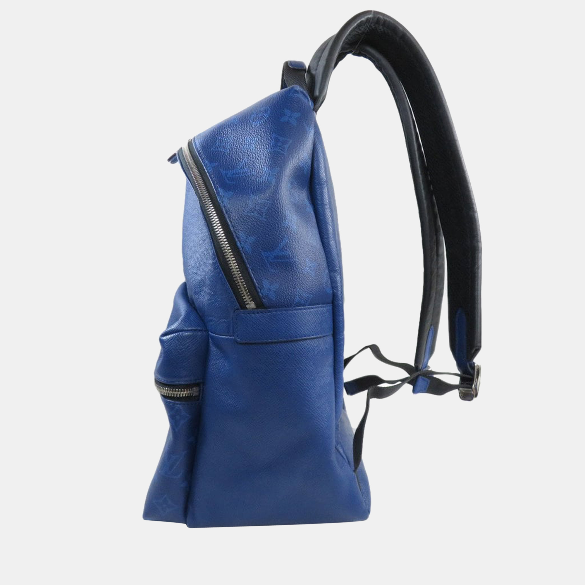 

Louis Vuitton Blue Taiga Leather Monogram Eclipse Discovery PM Backpack