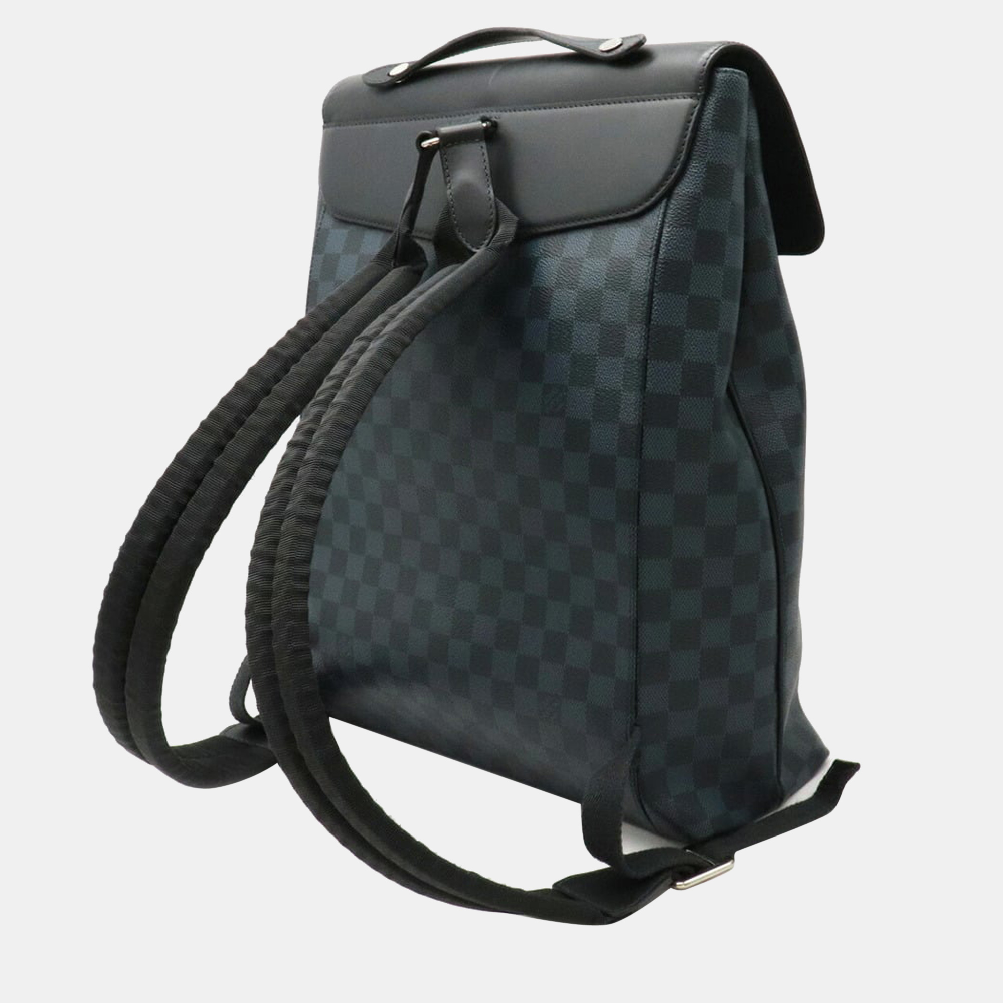

Louis Vuitton Blue/Black Damier Cobalt Canvas and Leather Newport Backpack
