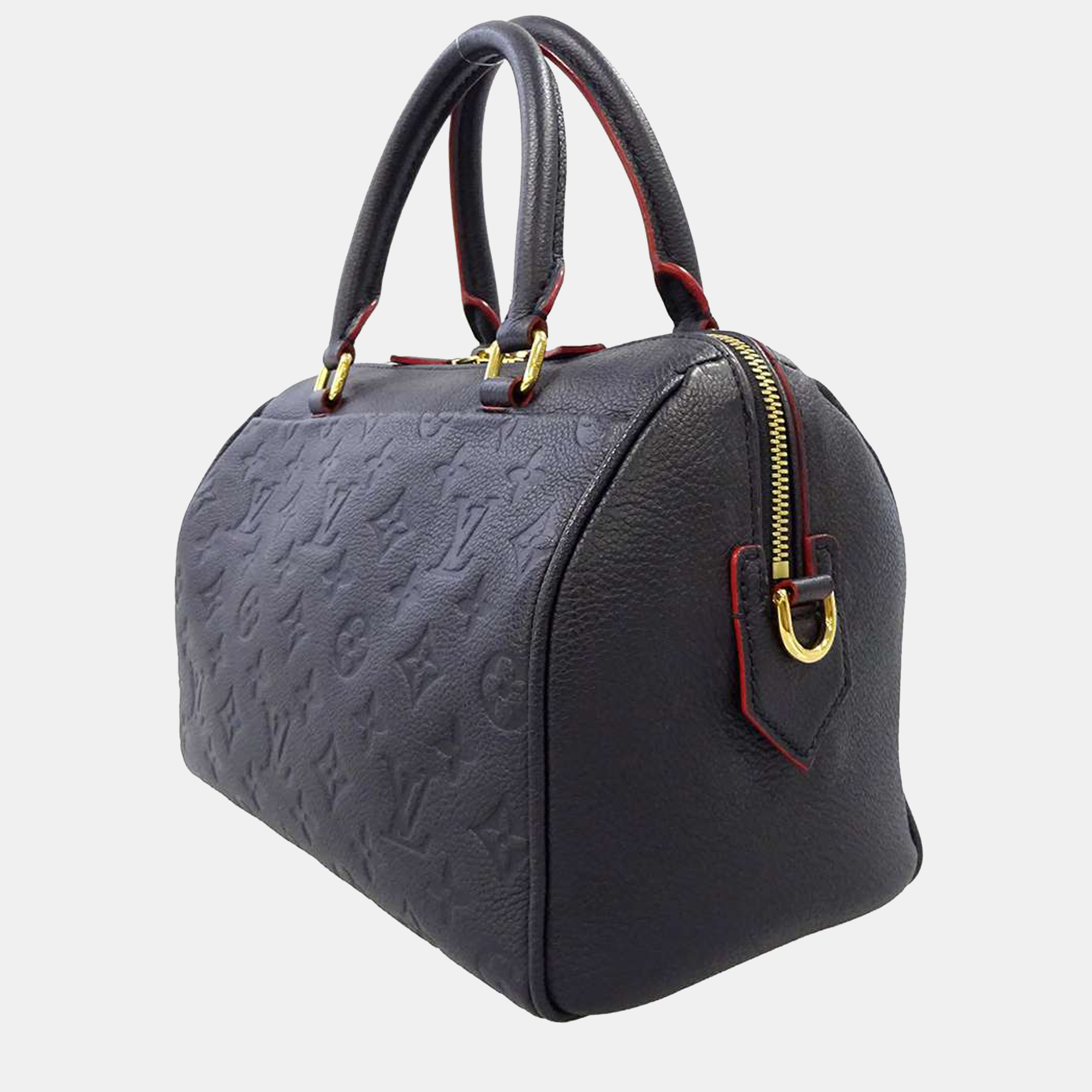 

Louis Vuitton Blue Monogram Empreinte Leather Speedy Bandoulière 25 Shoulder Bag
