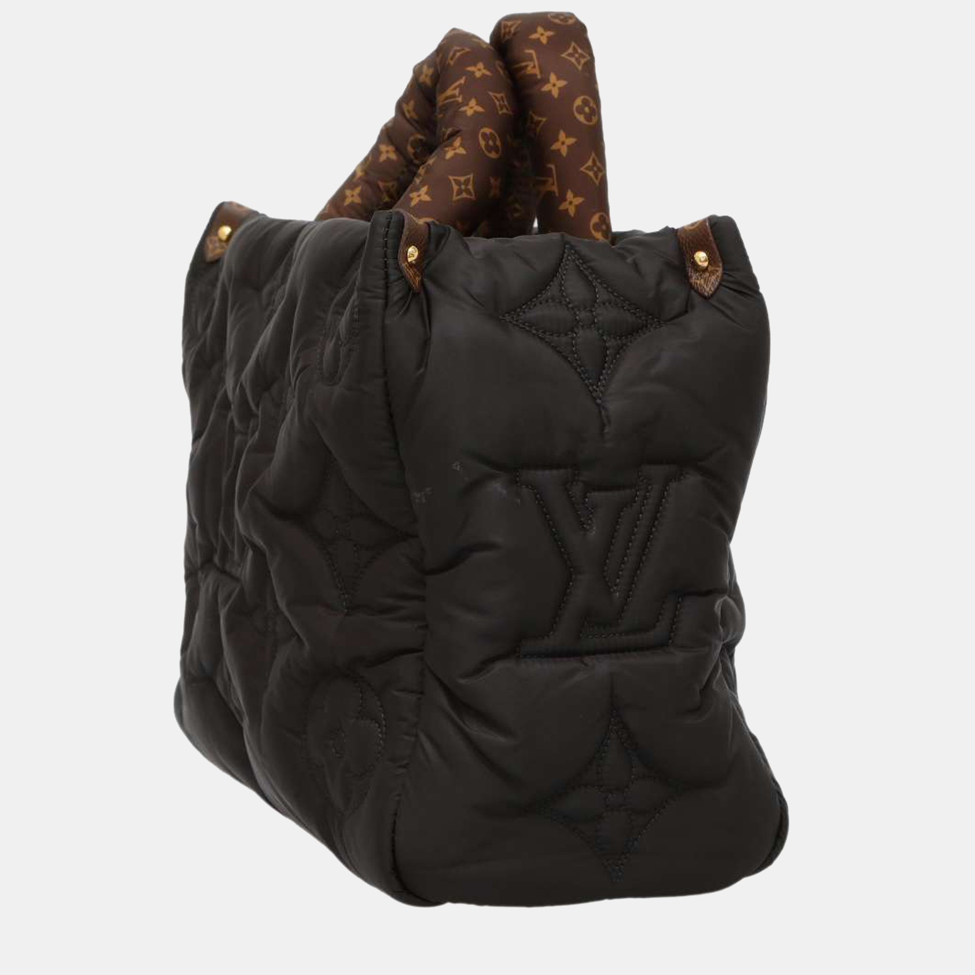

Louis Vuitton Black Nylon Monogram Pillow OntheGo MM Shoulder Bag