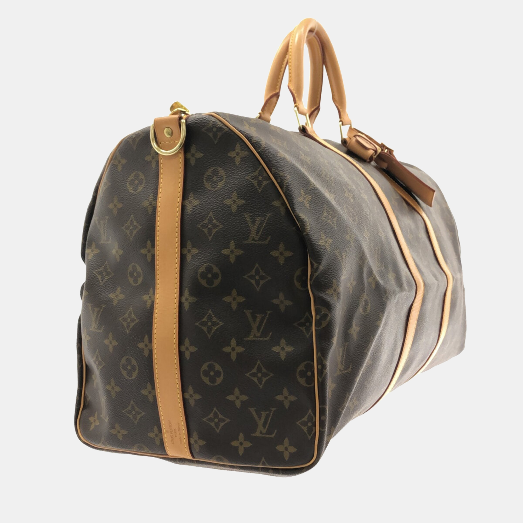

Louis Vuitton brown Monogram Canvas Keepall 55 bag