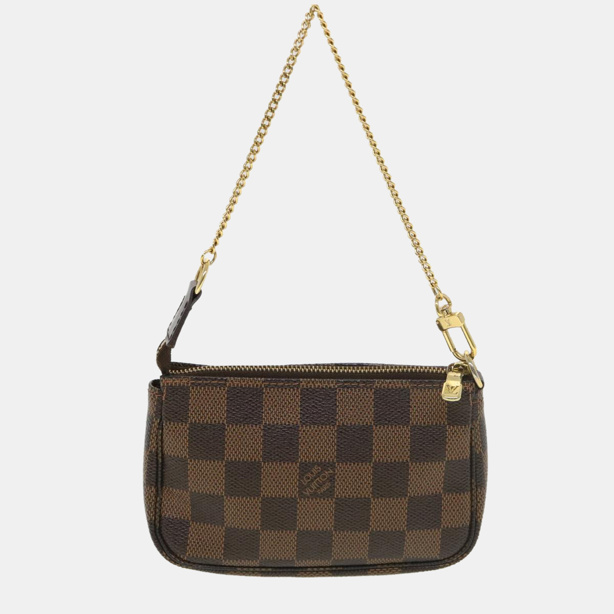 

Louis Vuitton Brown Damier ebene Canvas Mini Pochette Accessoires handbag