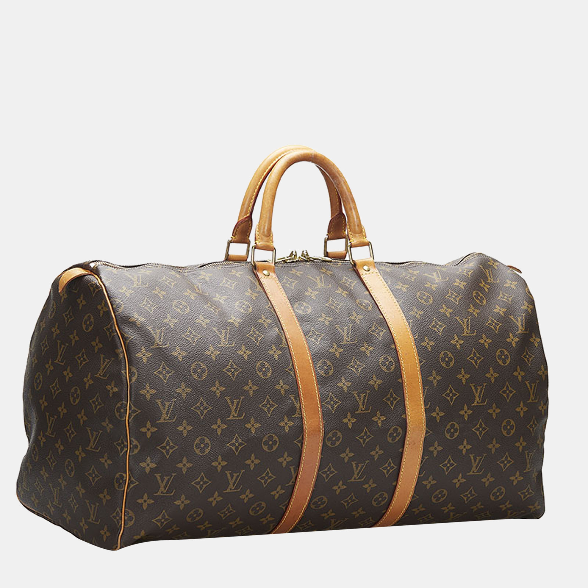 

Louis Vuitton Brown Canvas Monogram Keepall 55 Bag