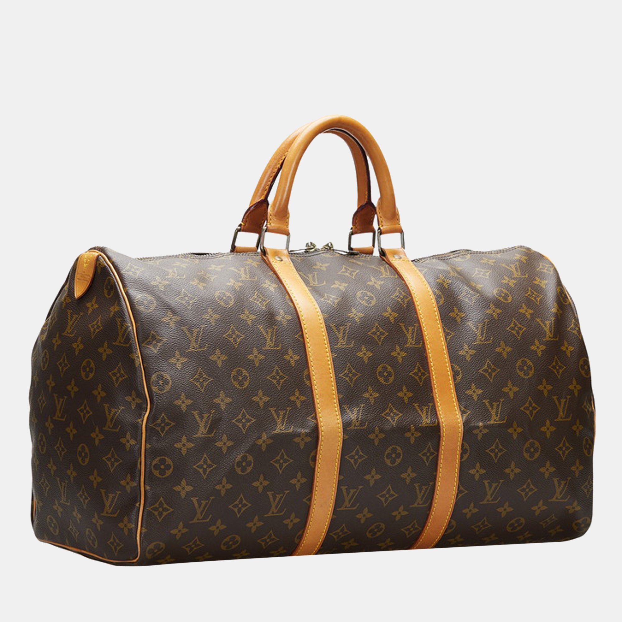 

Louis Vuitton Brown Canvas Monogram Keepall 50 Bag