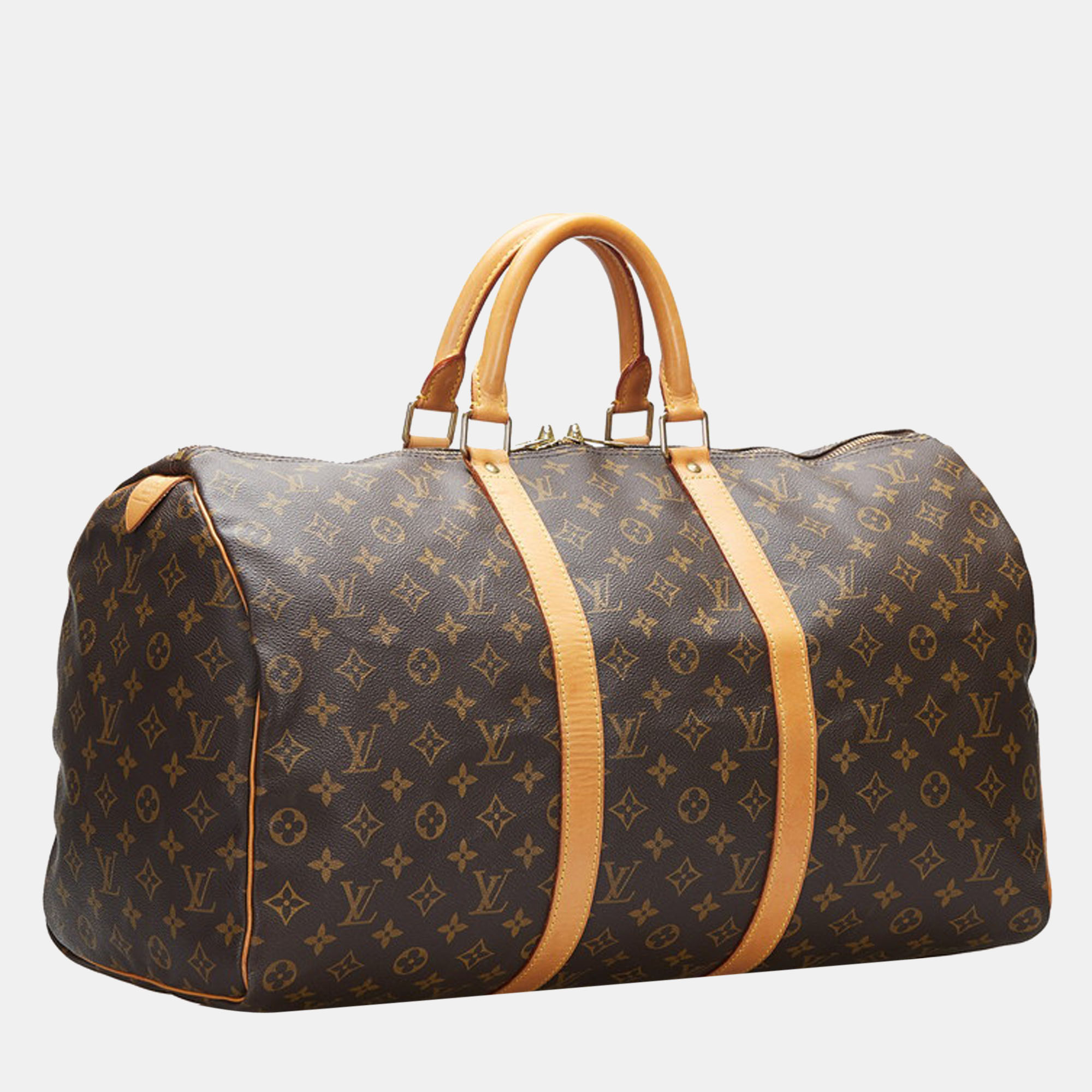 

Louis Vuitton Brown Canvas Monogram Keepall 50 Bag