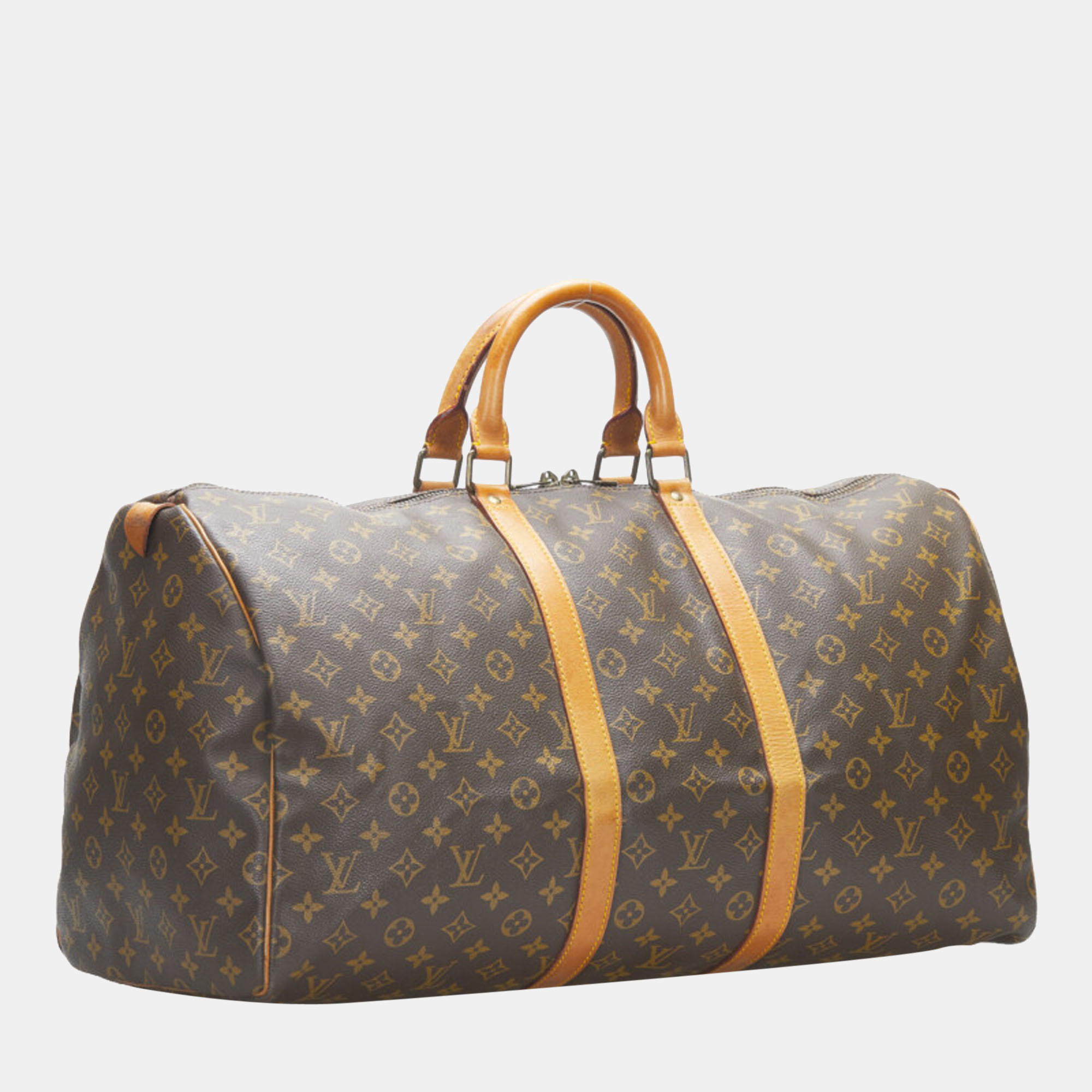 

Louis Vuitton Brown Canvas Monogram Keepall 50 Bag
