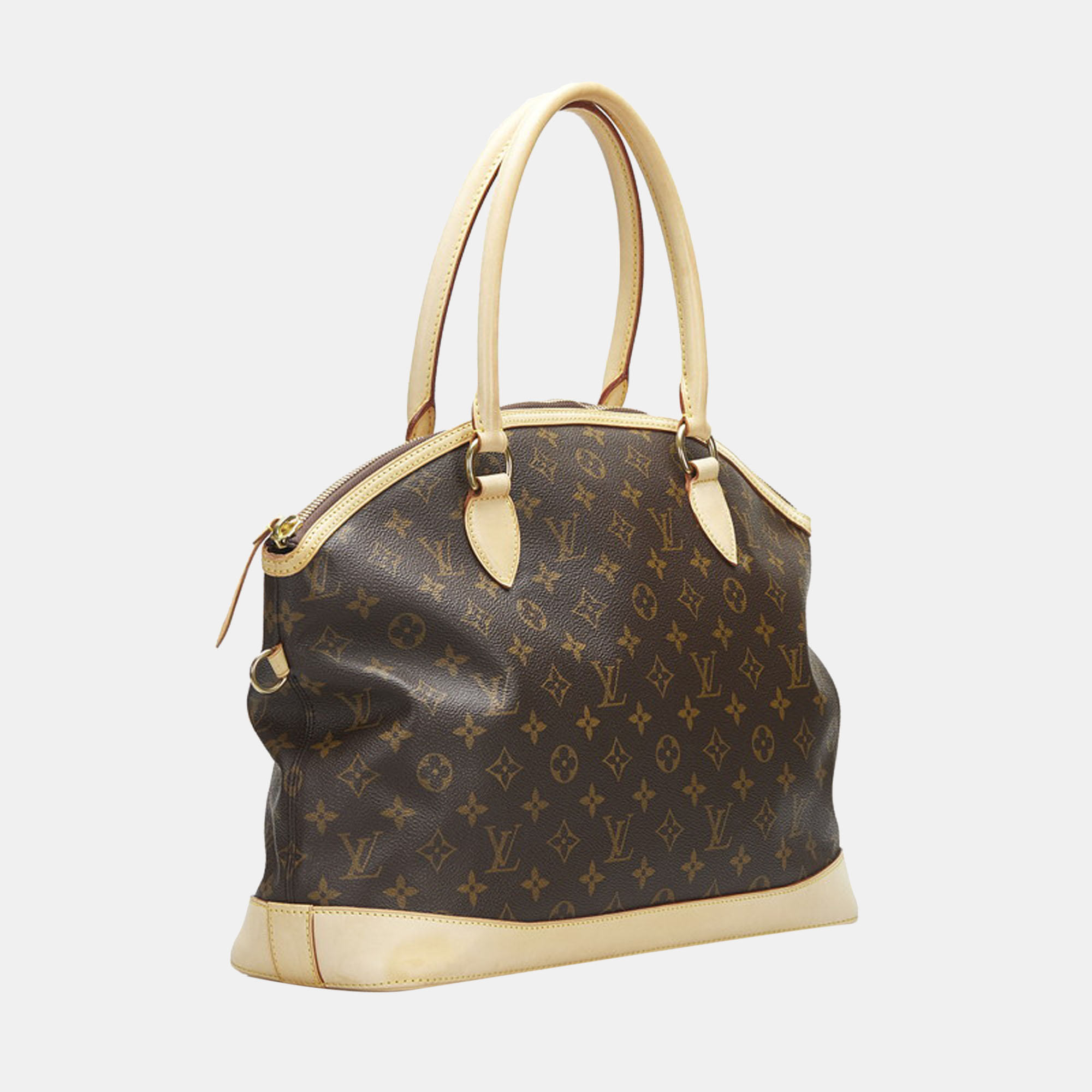 

Louis Vuitton Brown Canvas Monogram Lockit Horizontal Bag