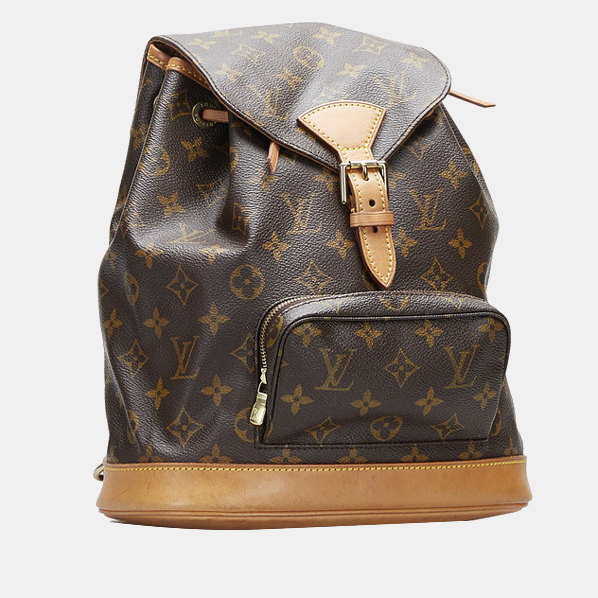 

Louis Vuitton Brown Canvas Monogram Montsouris MM Backpack