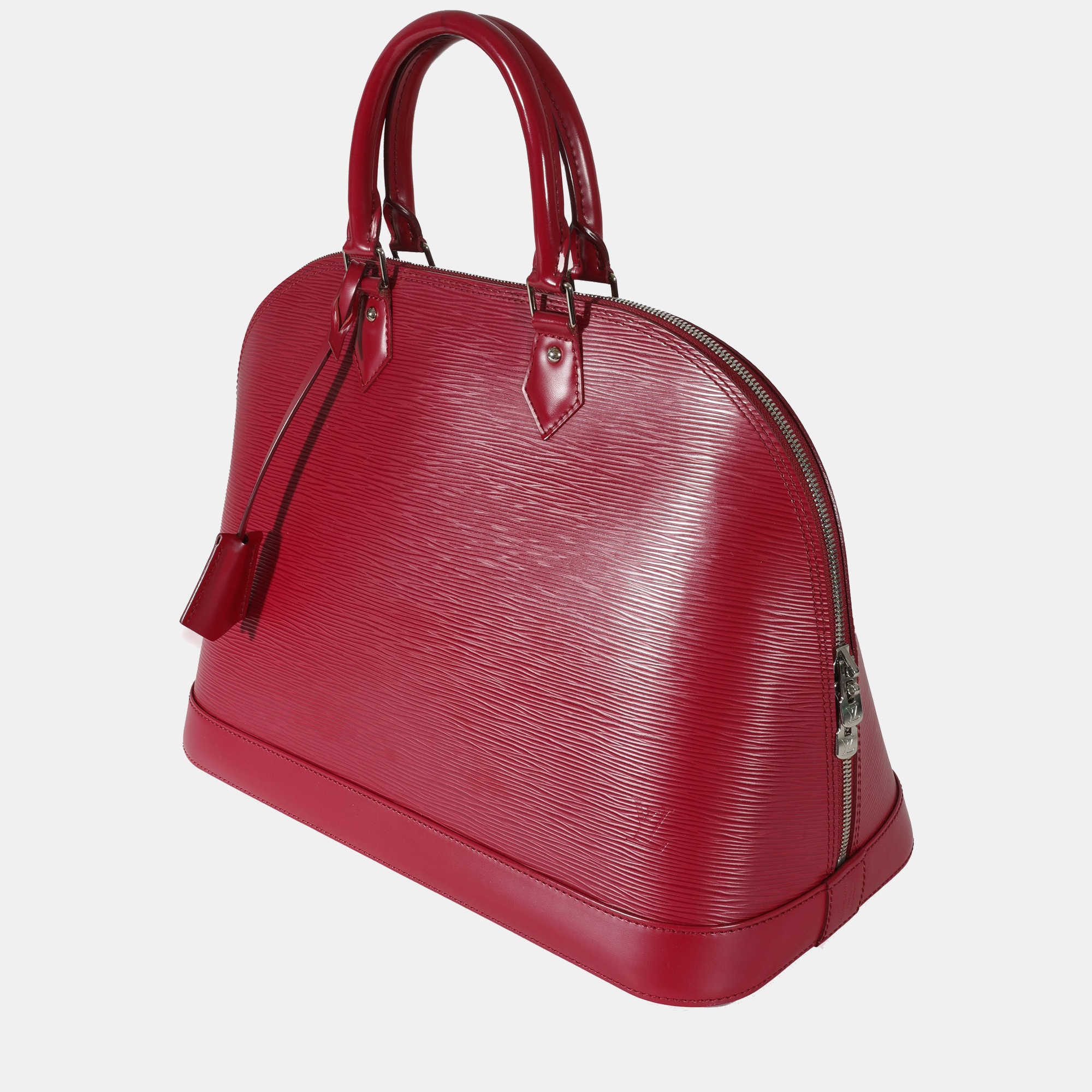 

Louis Vuitton Red Epi Leather Alma GM Bag