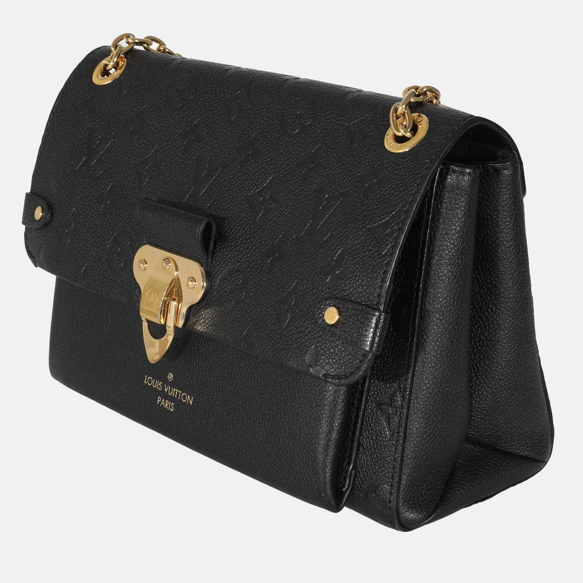 

Louis Vuitton Black Monogram Empreinte Leather Vavin PM Bag