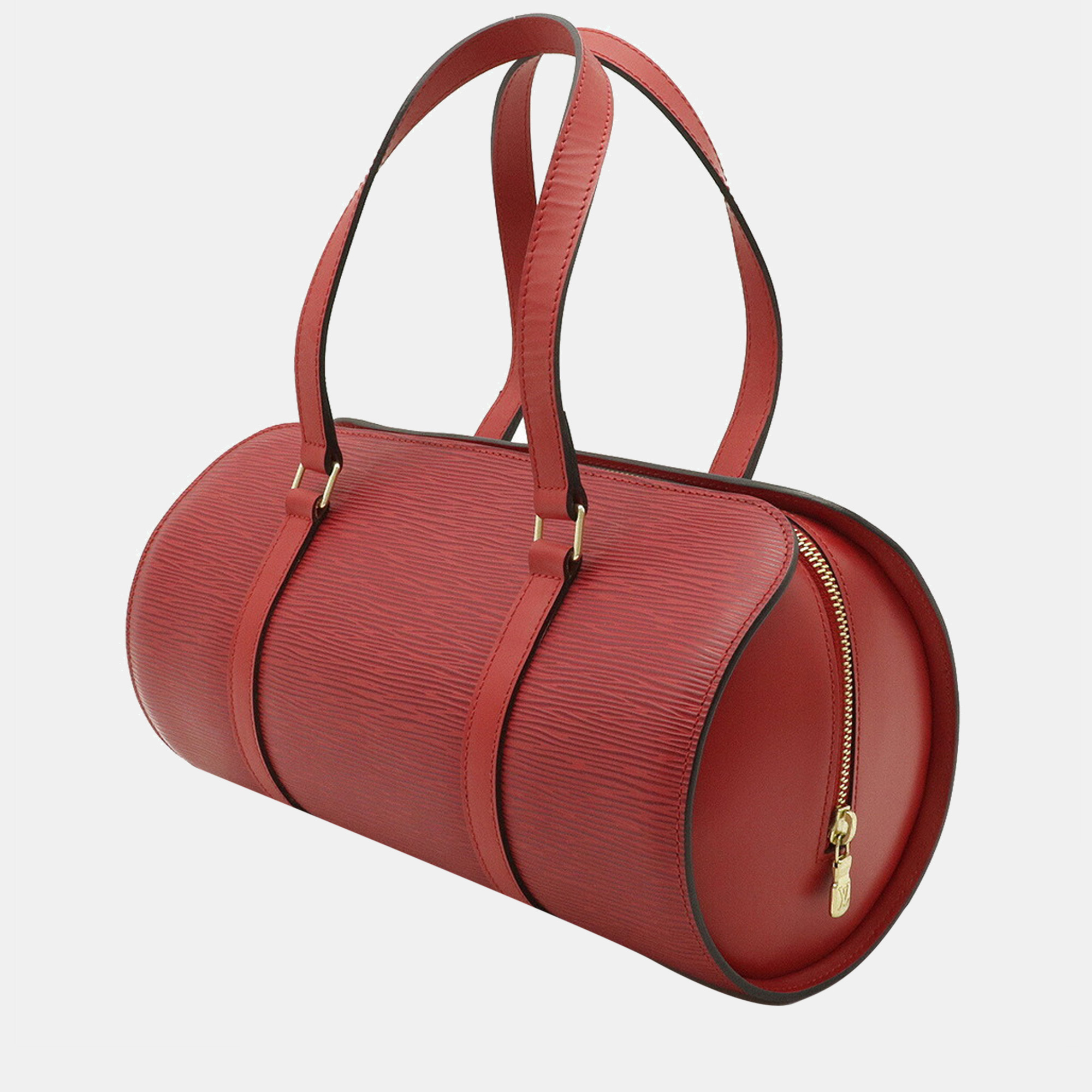 

Louis Vuitton Red Epi Leather Soufflot Satchel